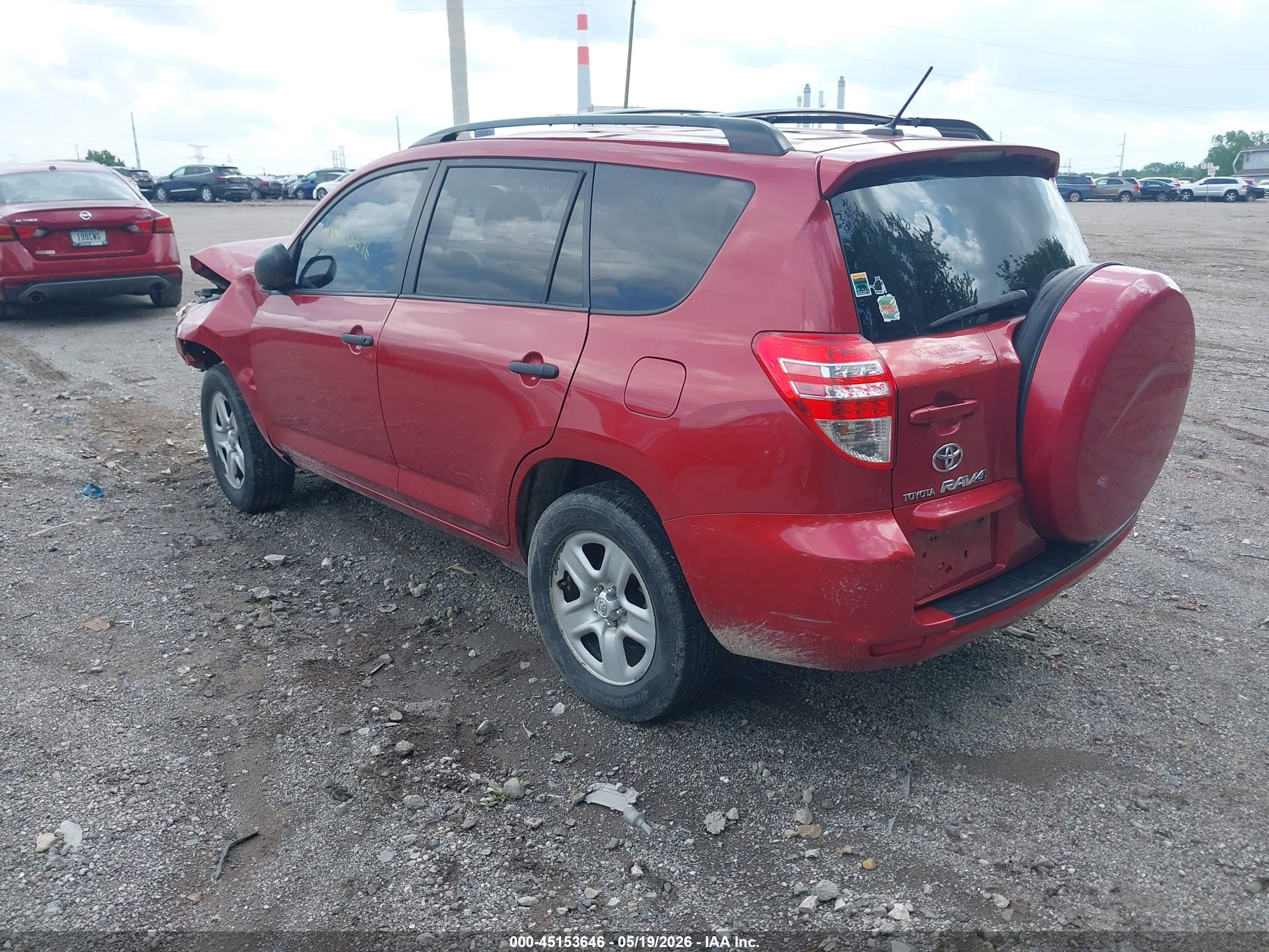 2012 Toyota Rav4   Red vin: 2T3ZF4DVXCW111156