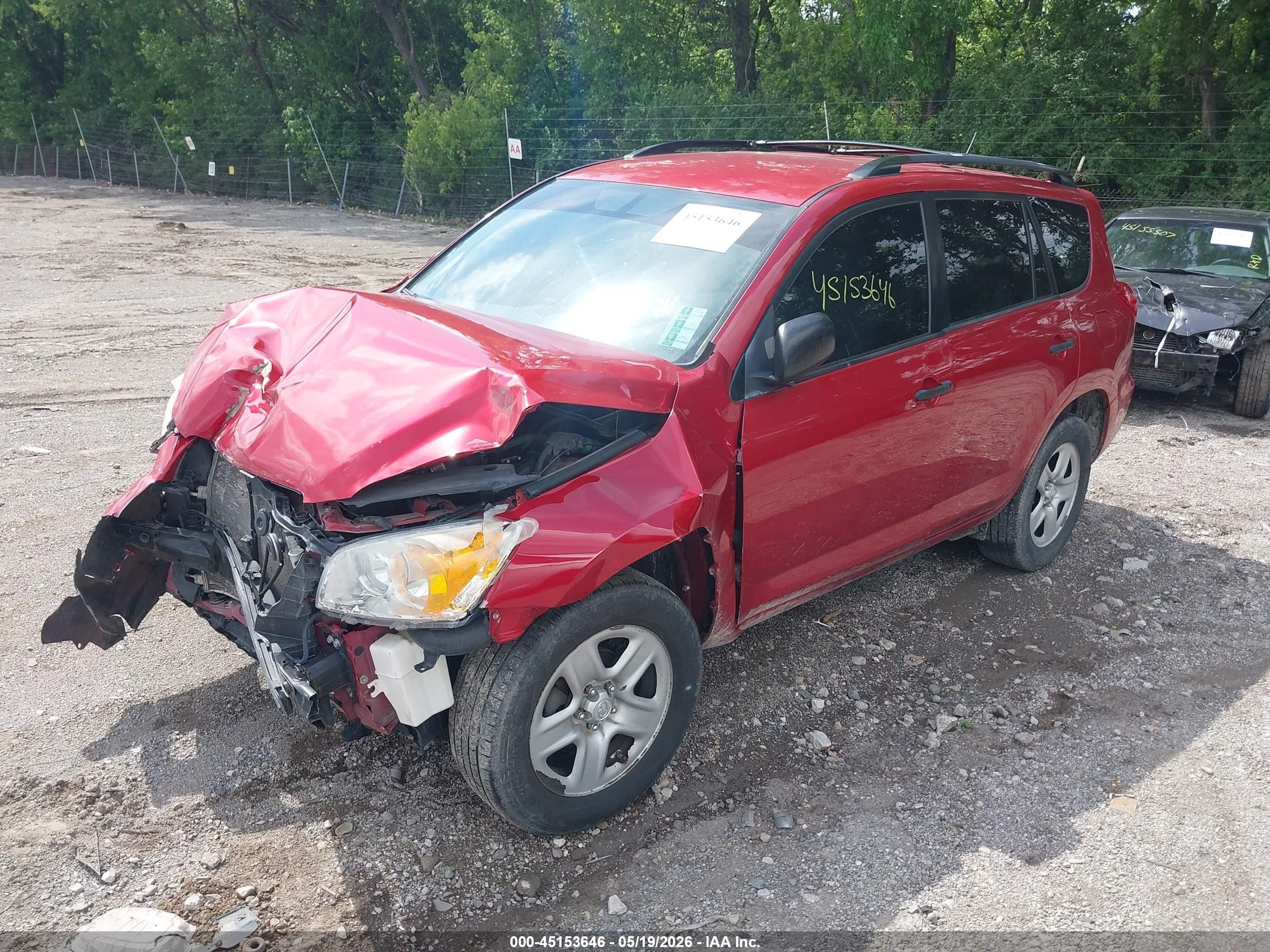 2012 Toyota Rav4   Red vin: 2T3ZF4DVXCW111156