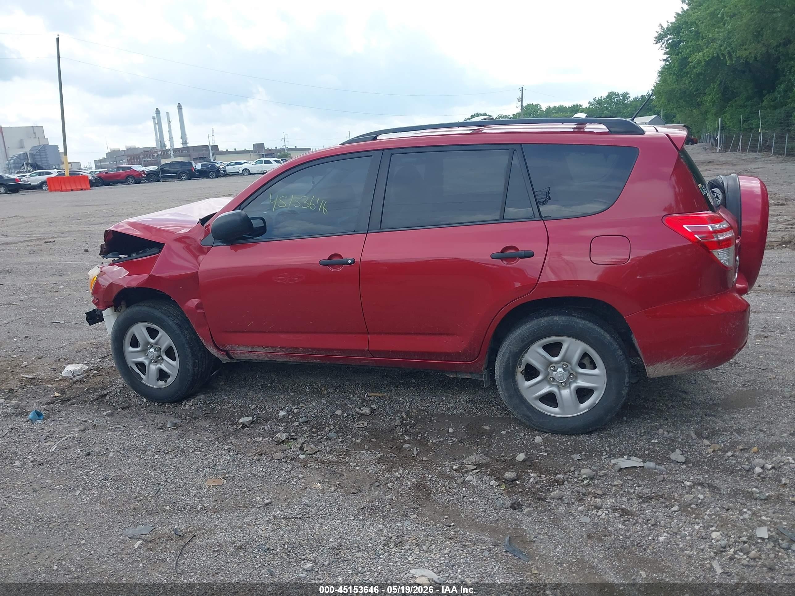 2012 Toyota Rav4   Red vin: 2T3ZF4DVXCW111156