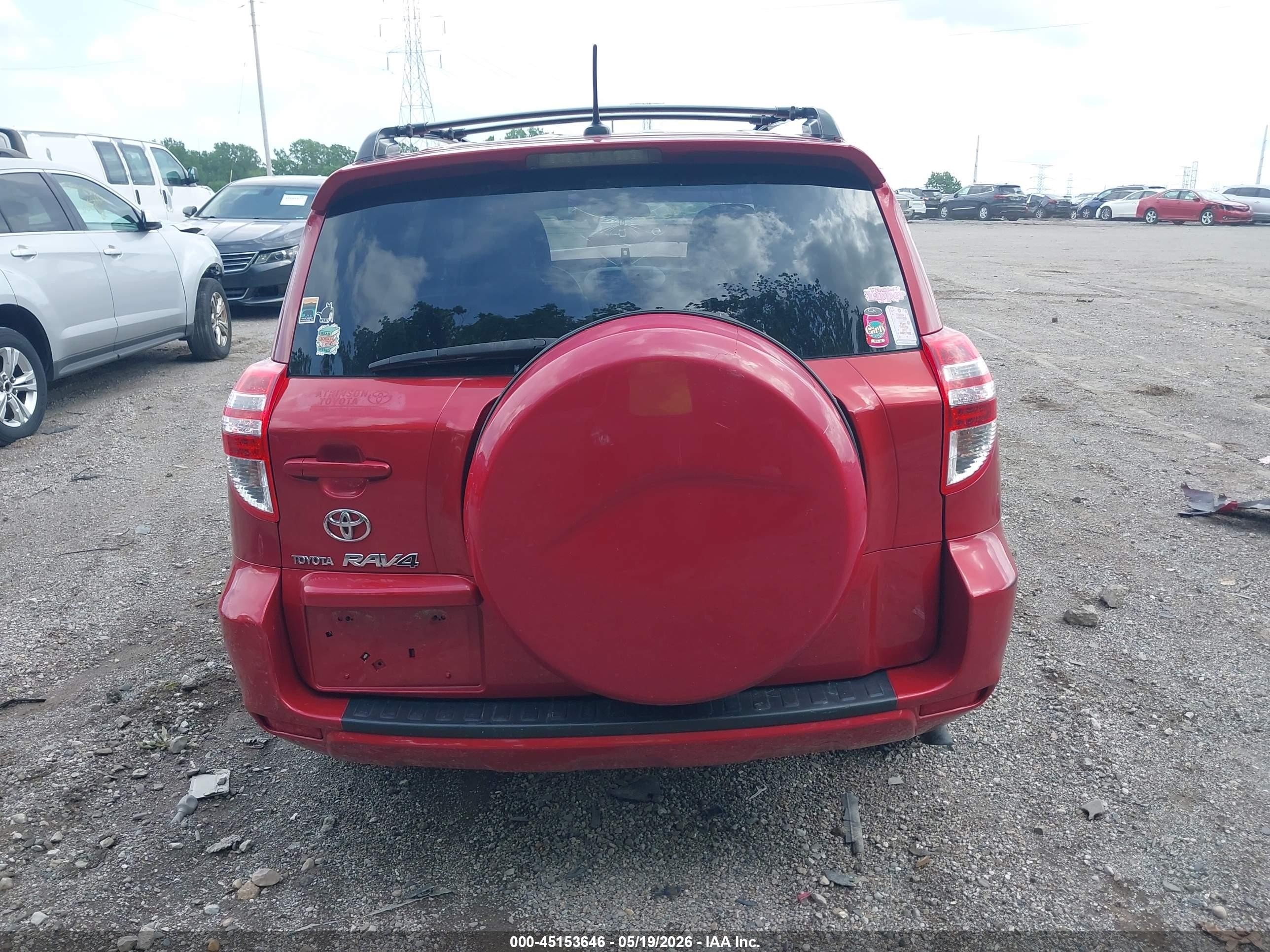 2012 Toyota Rav4   Red vin: 2T3ZF4DVXCW111156