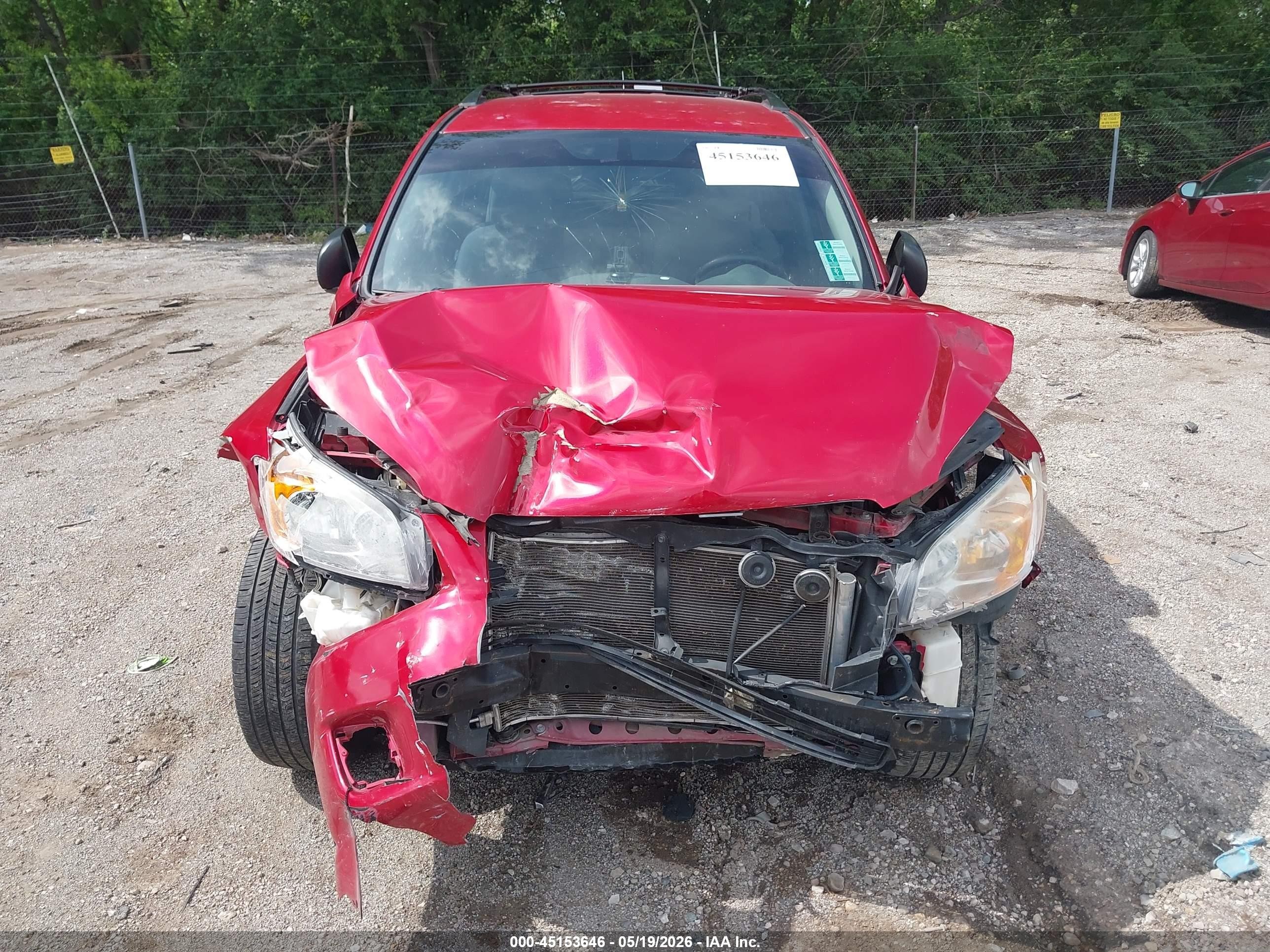 2012 Toyota Rav4   Red vin: 2T3ZF4DVXCW111156