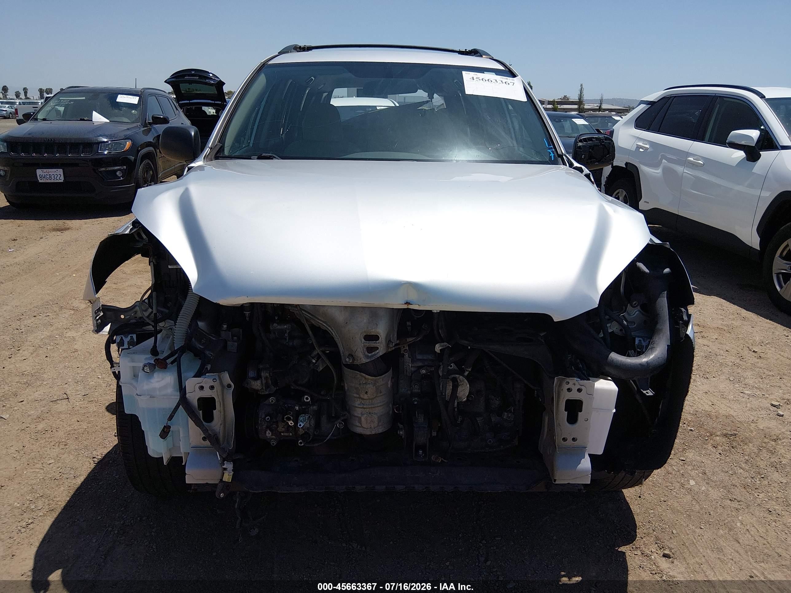 2012 Toyota Rav4   Silver vin: 2T3ZF4DVXCW118060