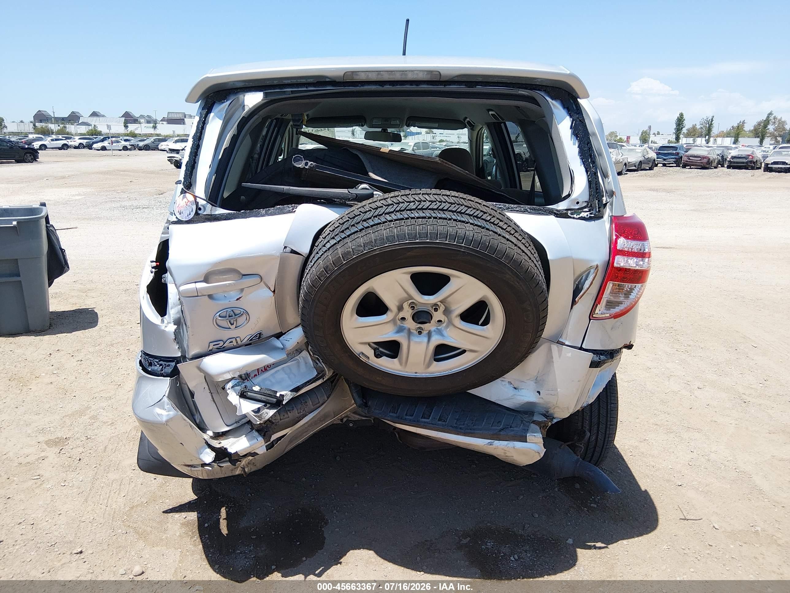 2012 Toyota Rav4   Silver vin: 2T3ZF4DVXCW118060
