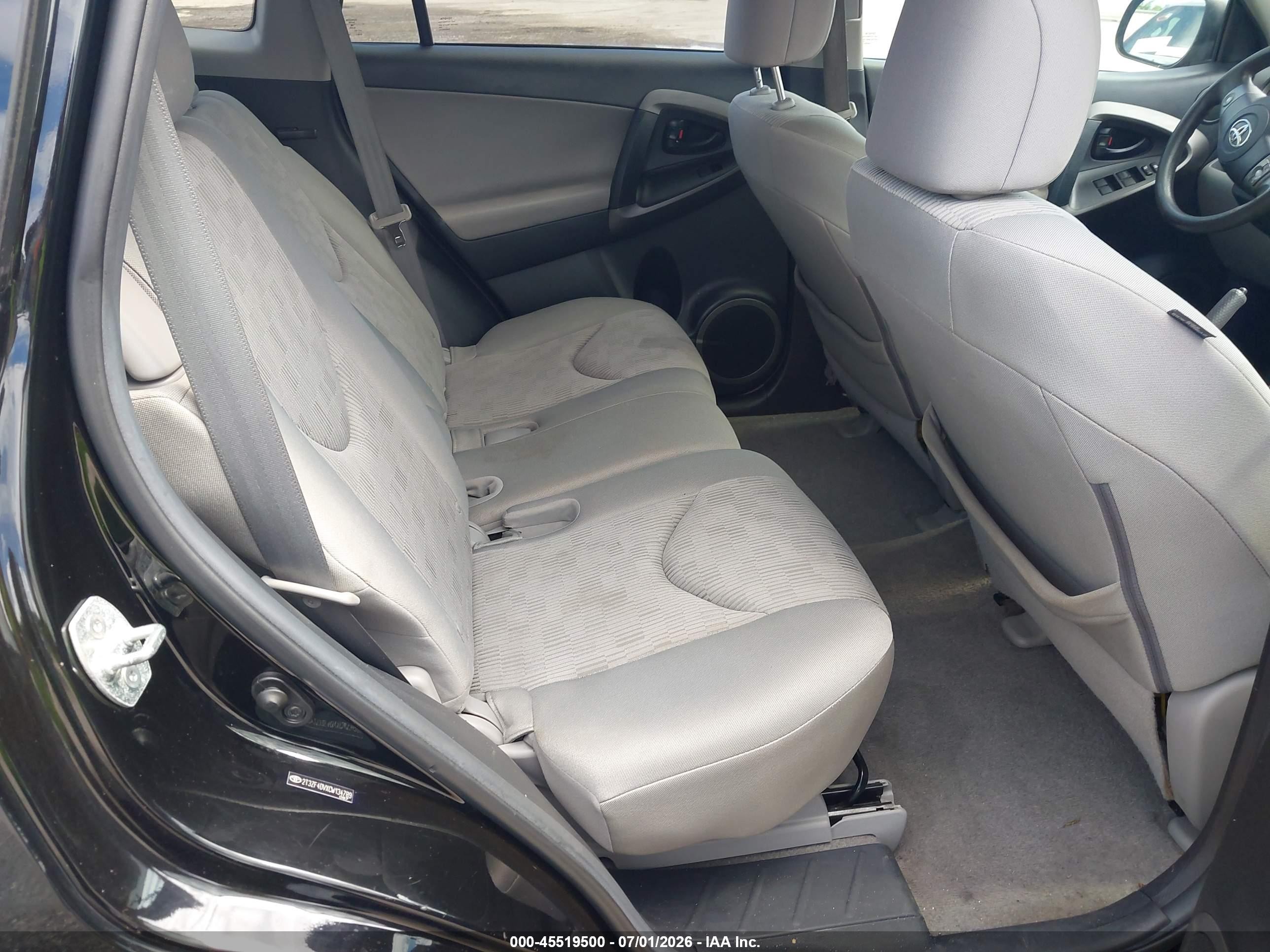 2012 Toyota Rav4   Black vin: 2T3ZF4DVXCW134789