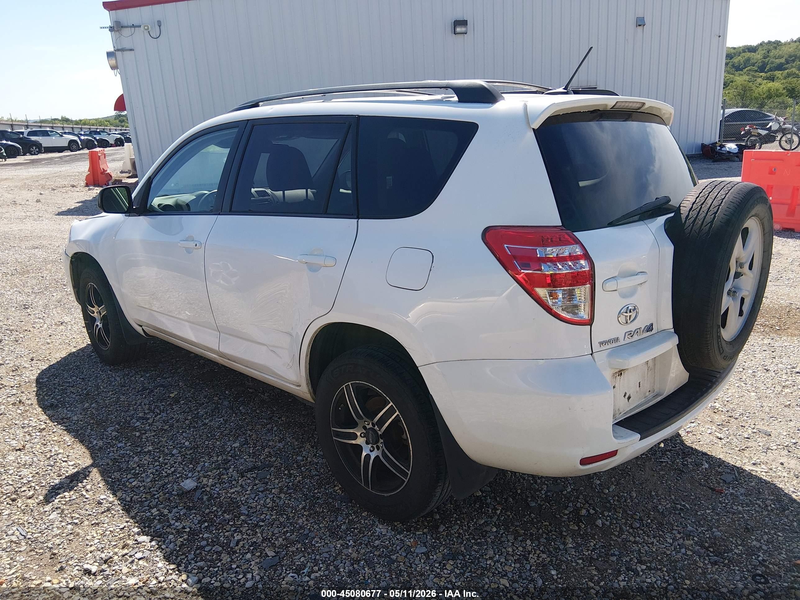 2012 Toyota Rav4   White vin: 2T3ZF4DVXCW143606