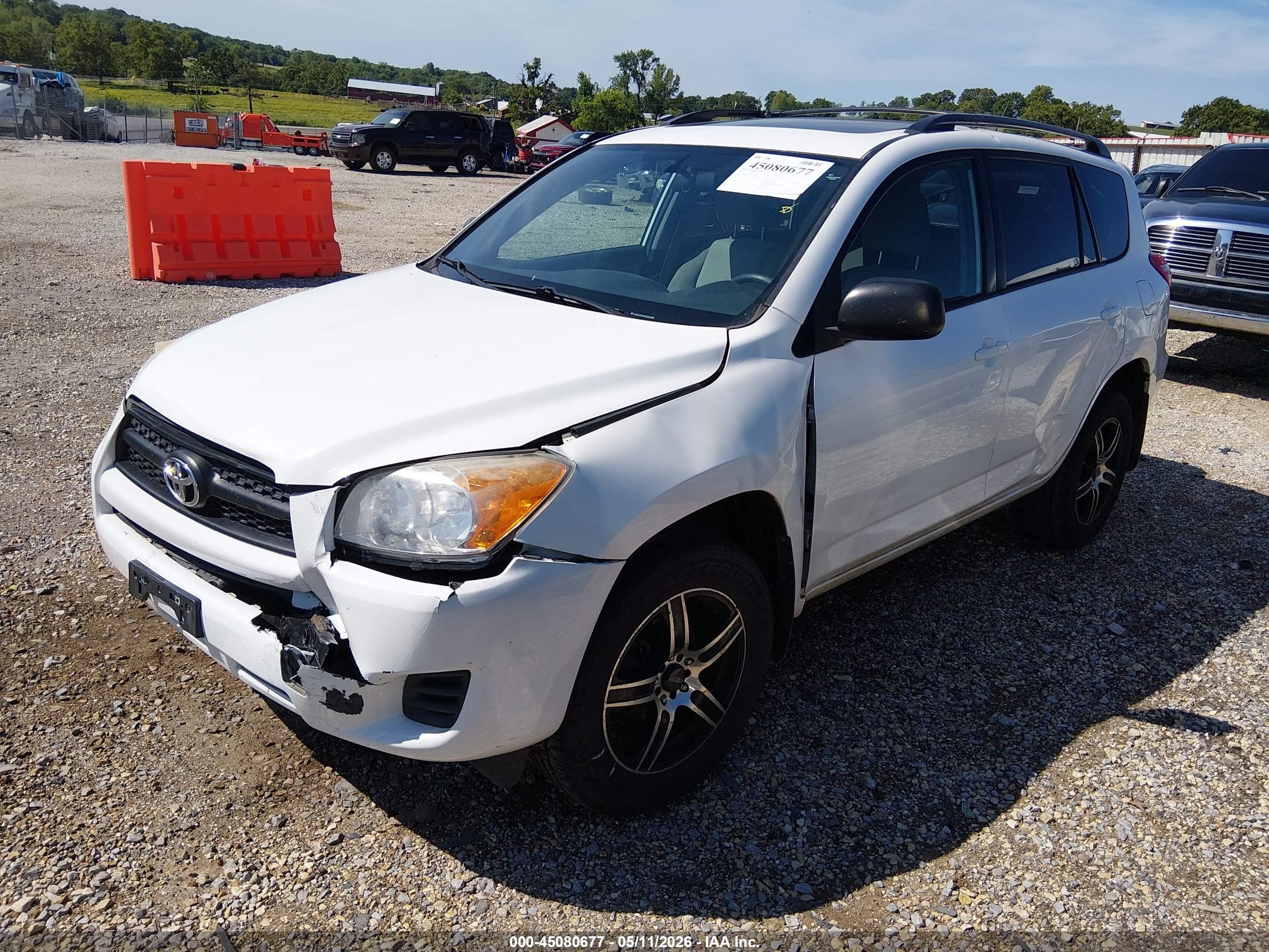 2012 Toyota Rav4   White vin: 2T3ZF4DVXCW143606
