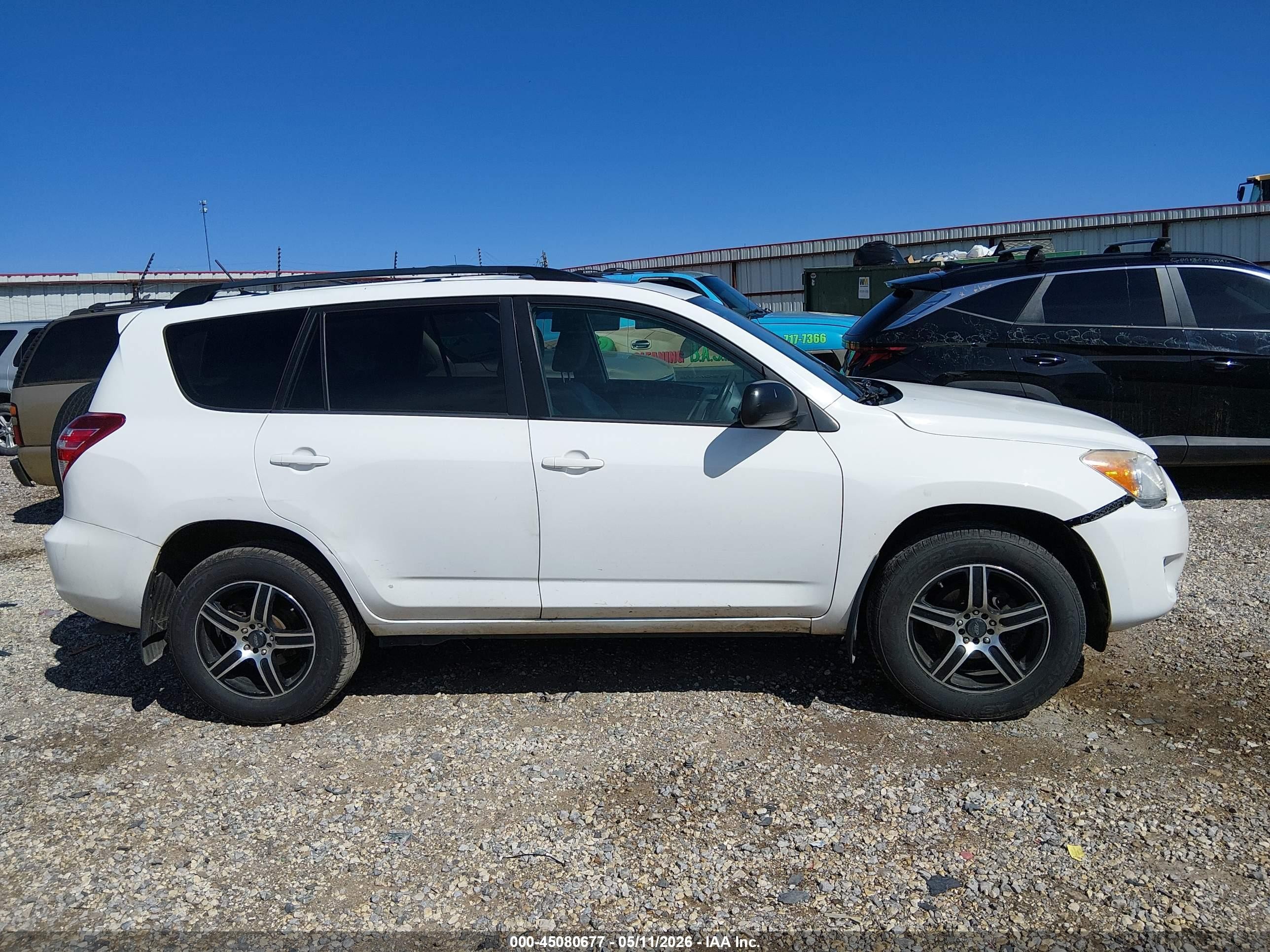 2012 Toyota Rav4   White vin: 2T3ZF4DVXCW143606