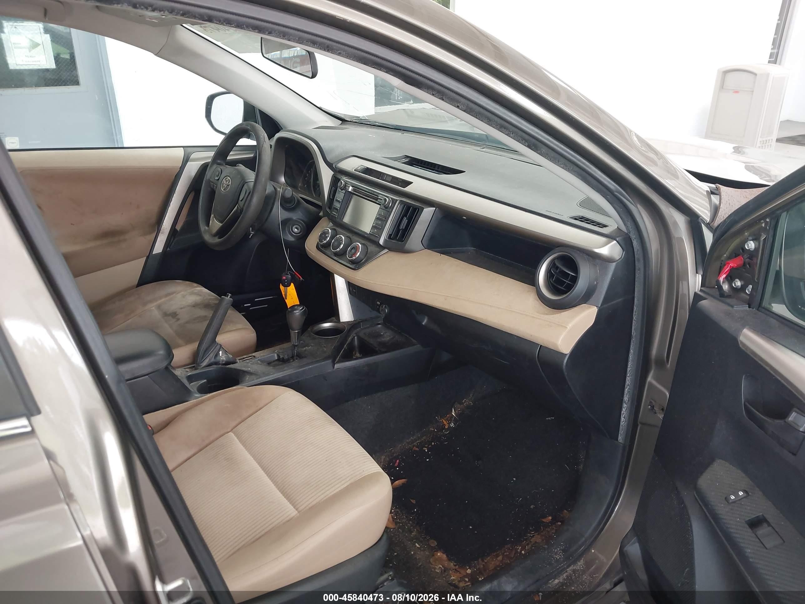 2013 Toyota Rav4 Le Brown vin: 2T3ZFREV0DW008499