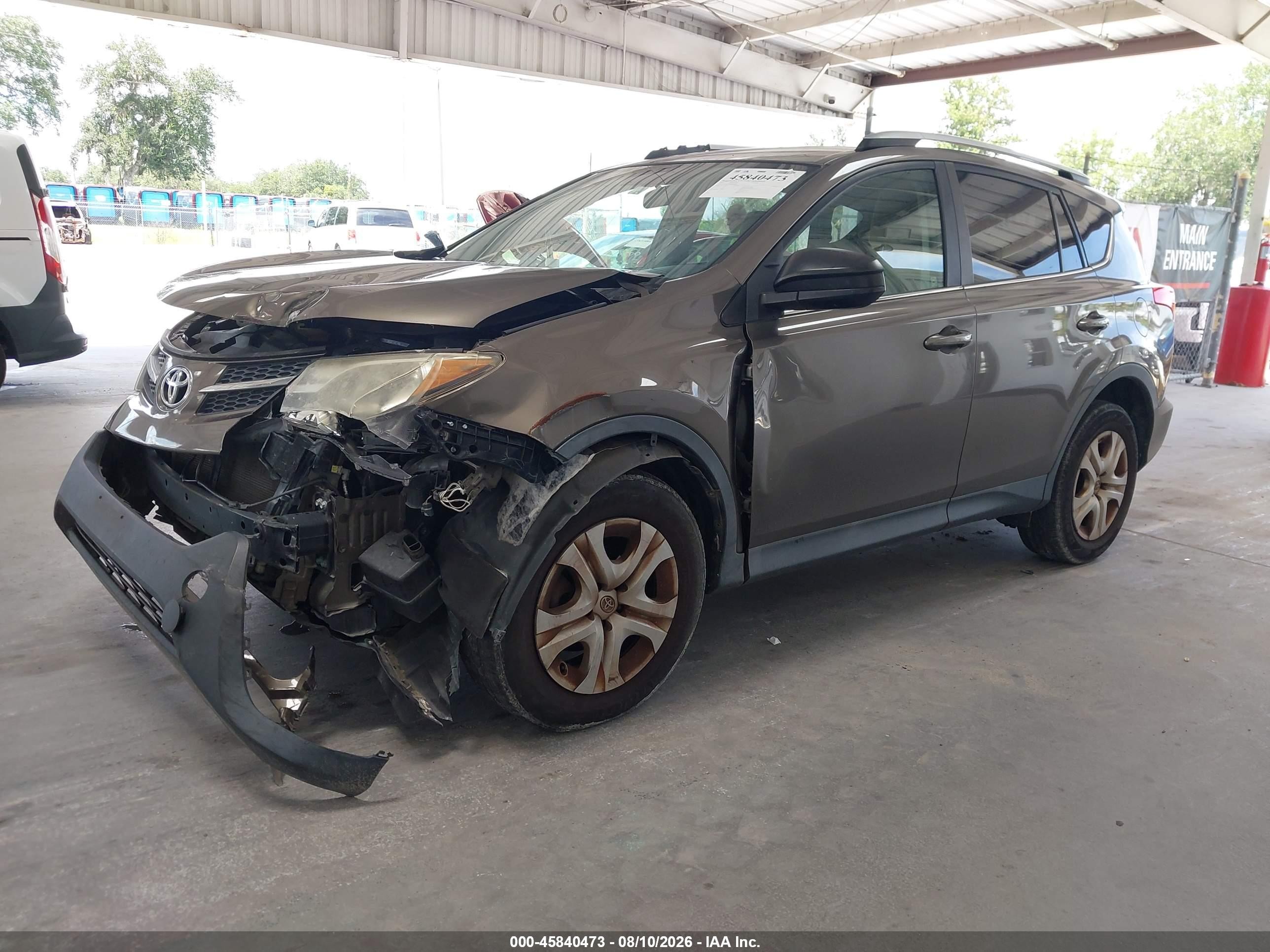 2013 Toyota Rav4 Le Brown vin: 2T3ZFREV0DW008499