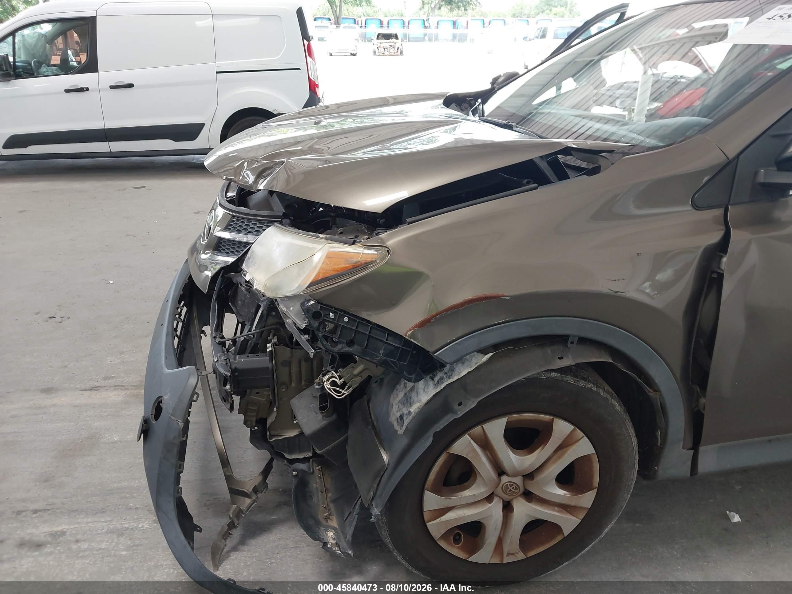 2013 Toyota Rav4 Le Brown vin: 2T3ZFREV0DW008499