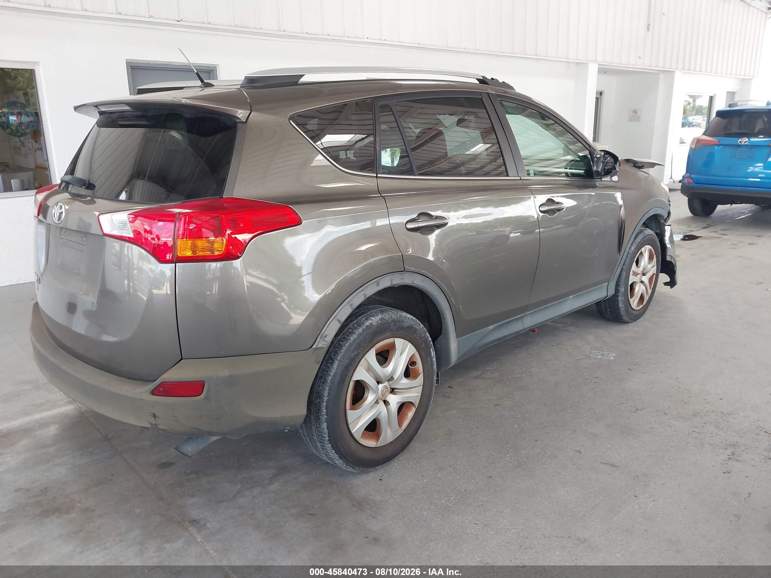 2013 Toyota Rav4 Le Brown vin: 2T3ZFREV0DW008499