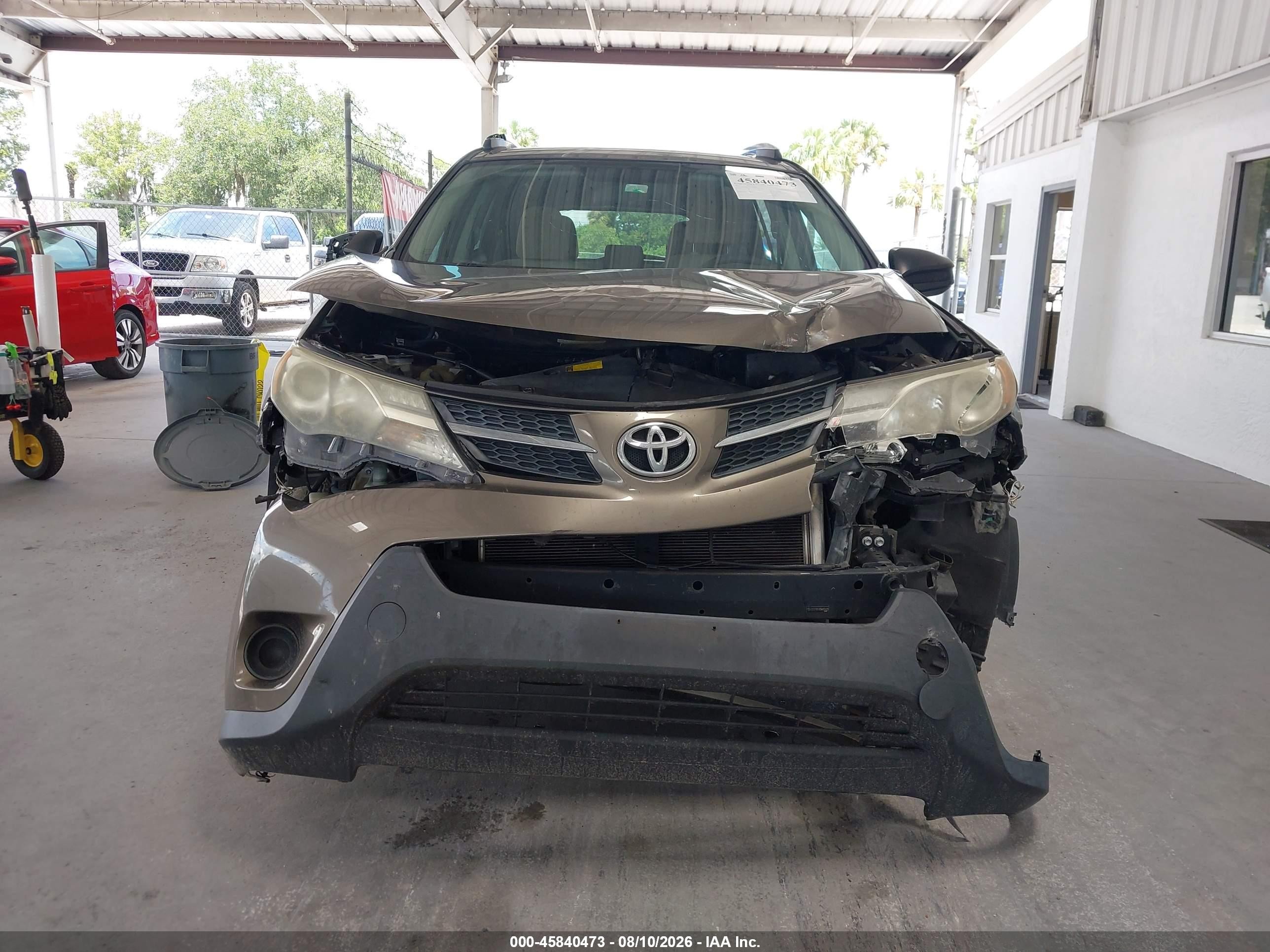2013 Toyota Rav4 Le Brown vin: 2T3ZFREV0DW008499