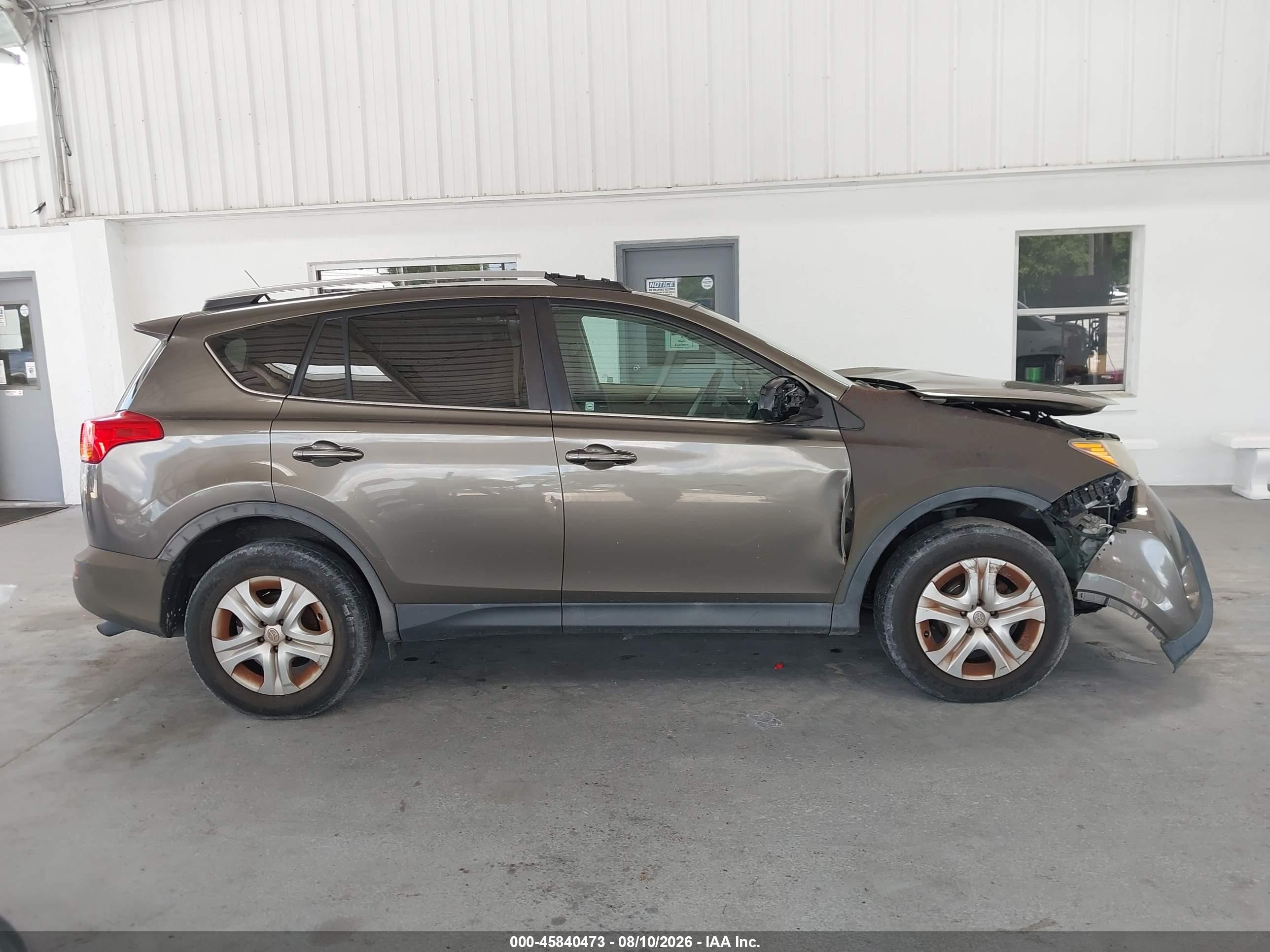 2013 Toyota Rav4 Le Brown vin: 2T3ZFREV0DW008499