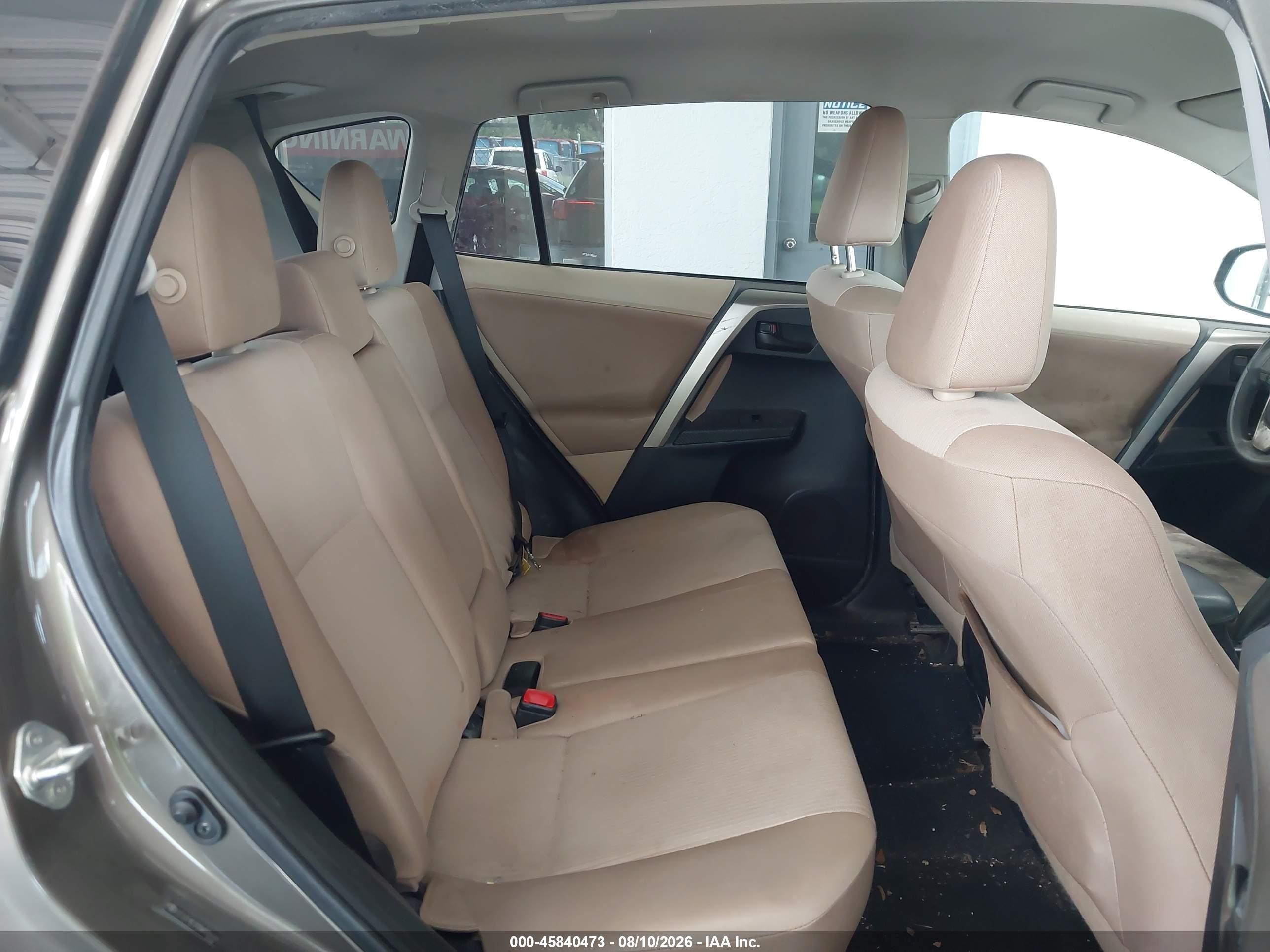 2013 Toyota Rav4 Le Brown vin: 2T3ZFREV0DW008499