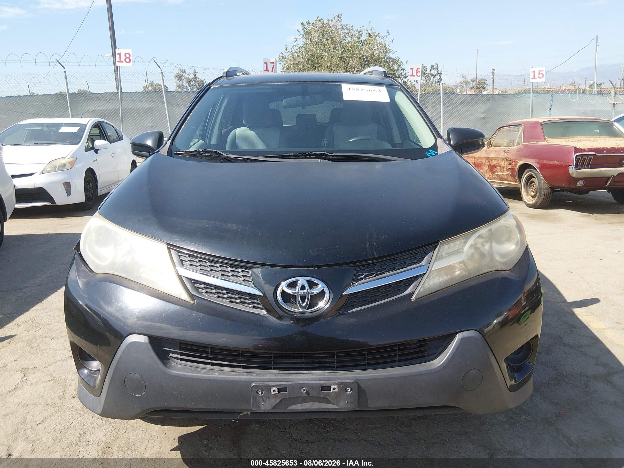2013 Toyota Rav4 Le Black vin: 2T3ZFREV0DW023178