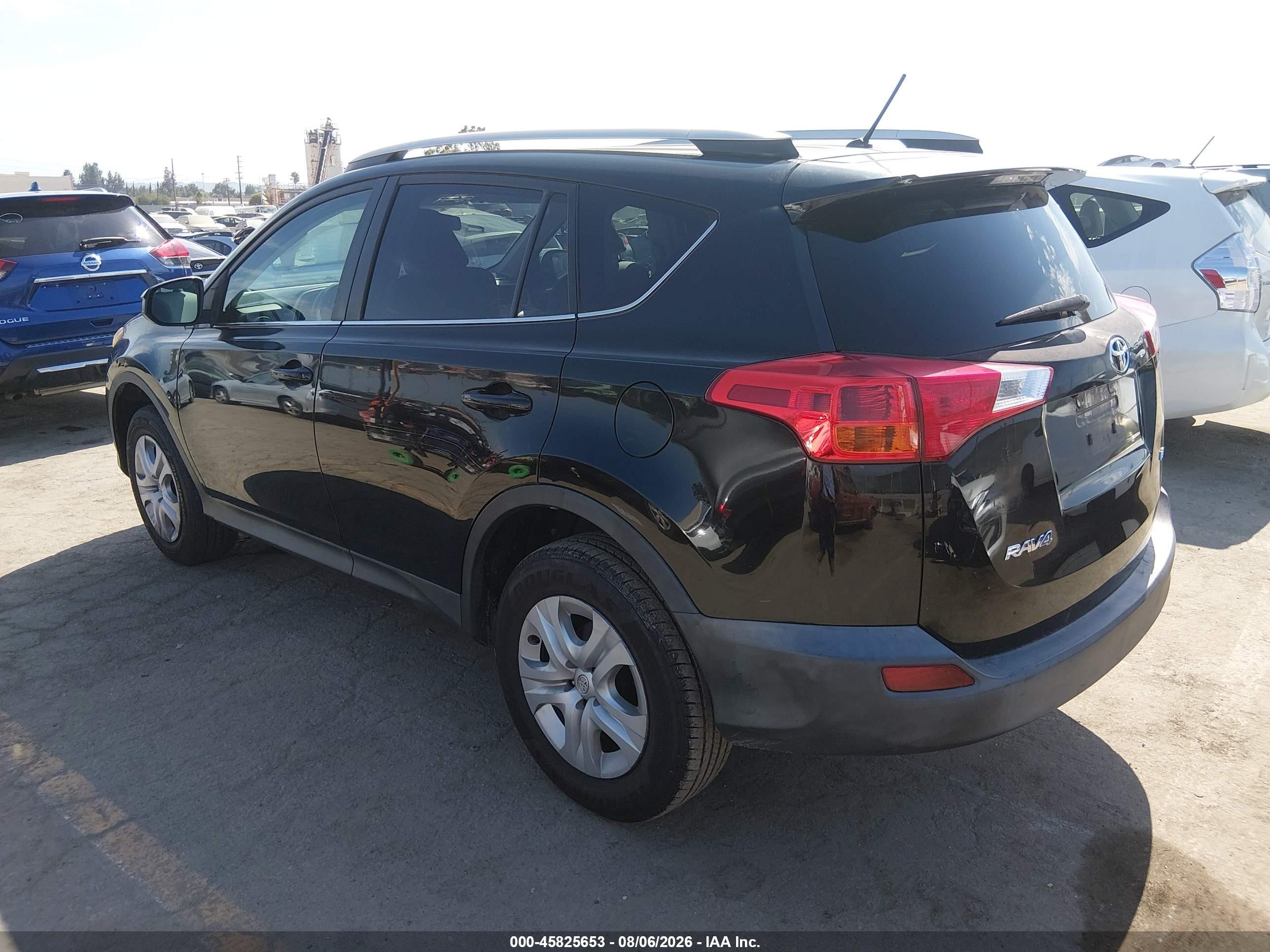 2013 Toyota Rav4 Le Black vin: 2T3ZFREV0DW023178