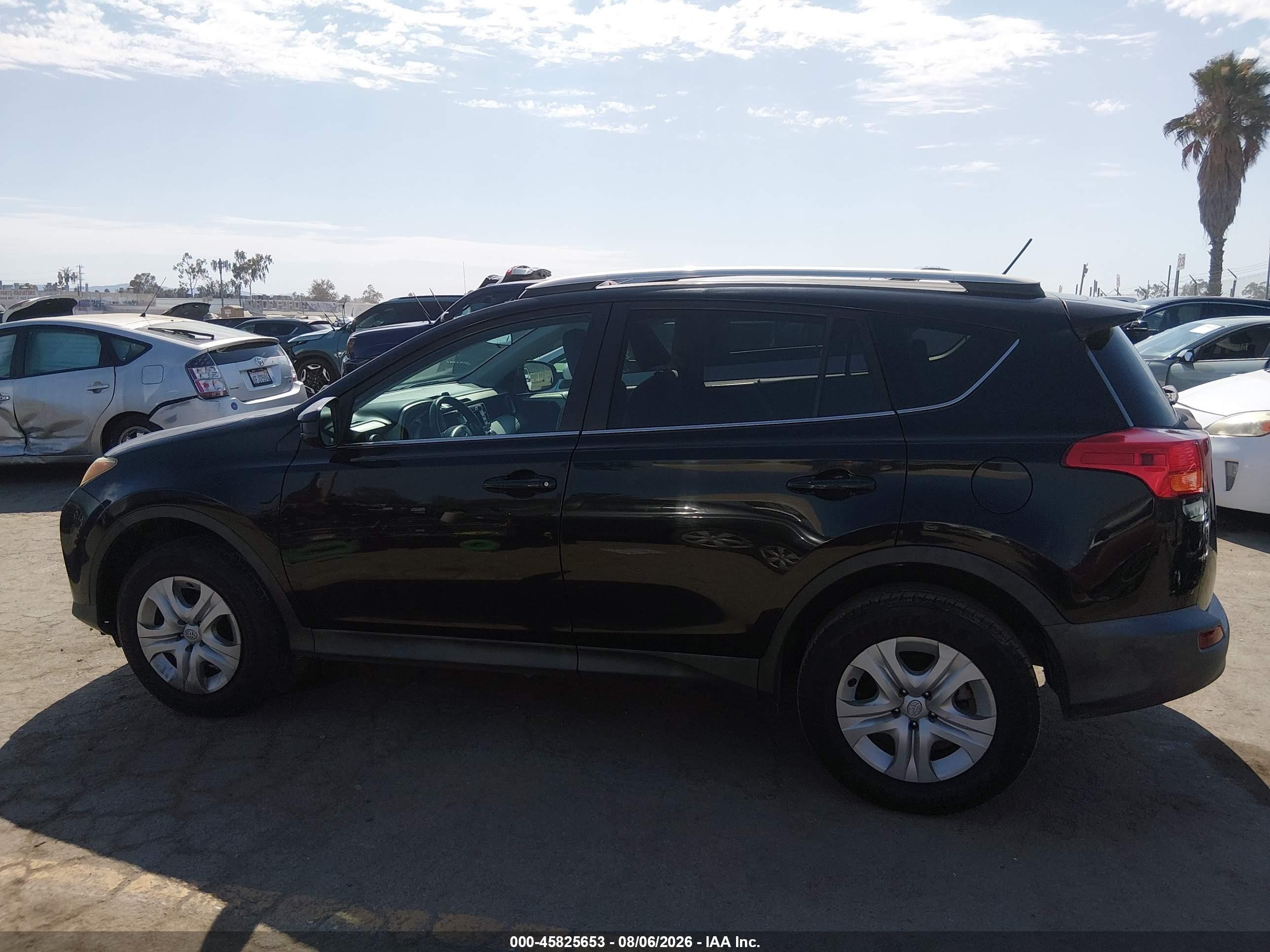 2013 Toyota Rav4 Le Black vin: 2T3ZFREV0DW023178