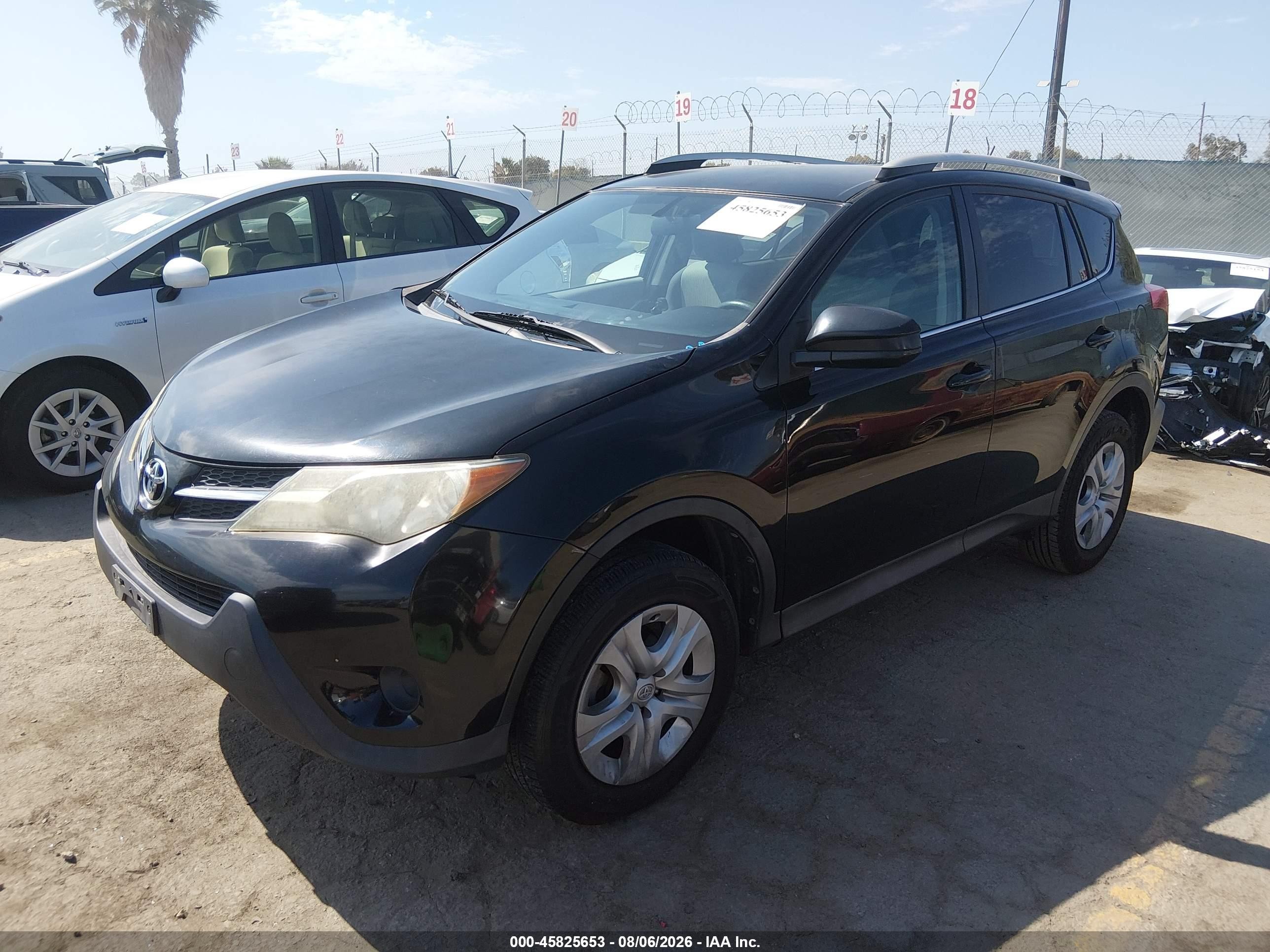 2013 Toyota Rav4 Le Black vin: 2T3ZFREV0DW023178