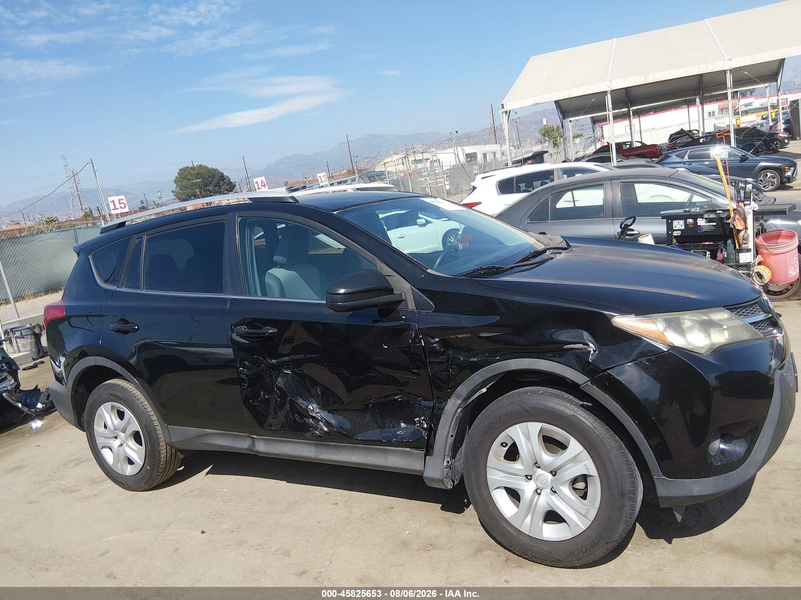 2013 Toyota Rav4 Le Black vin: 2T3ZFREV0DW023178