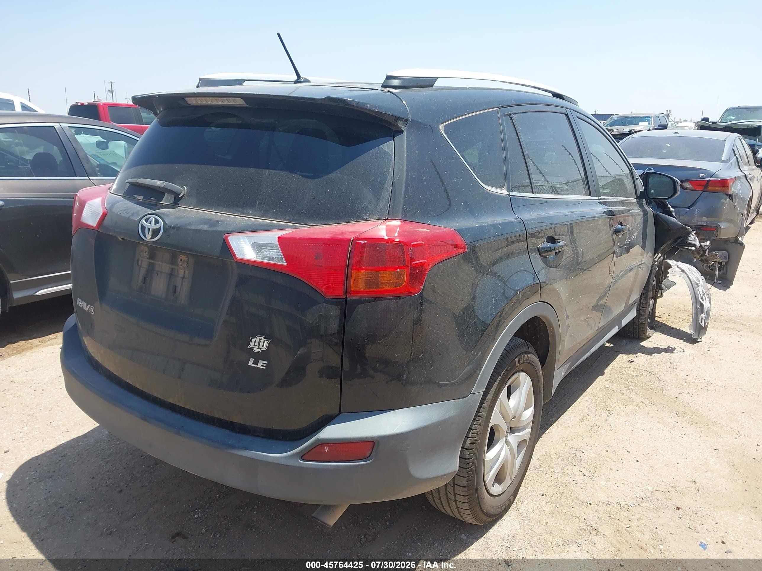 2013 Toyota Rav4 Le Blue vin: 2T3ZFREV0DW038408