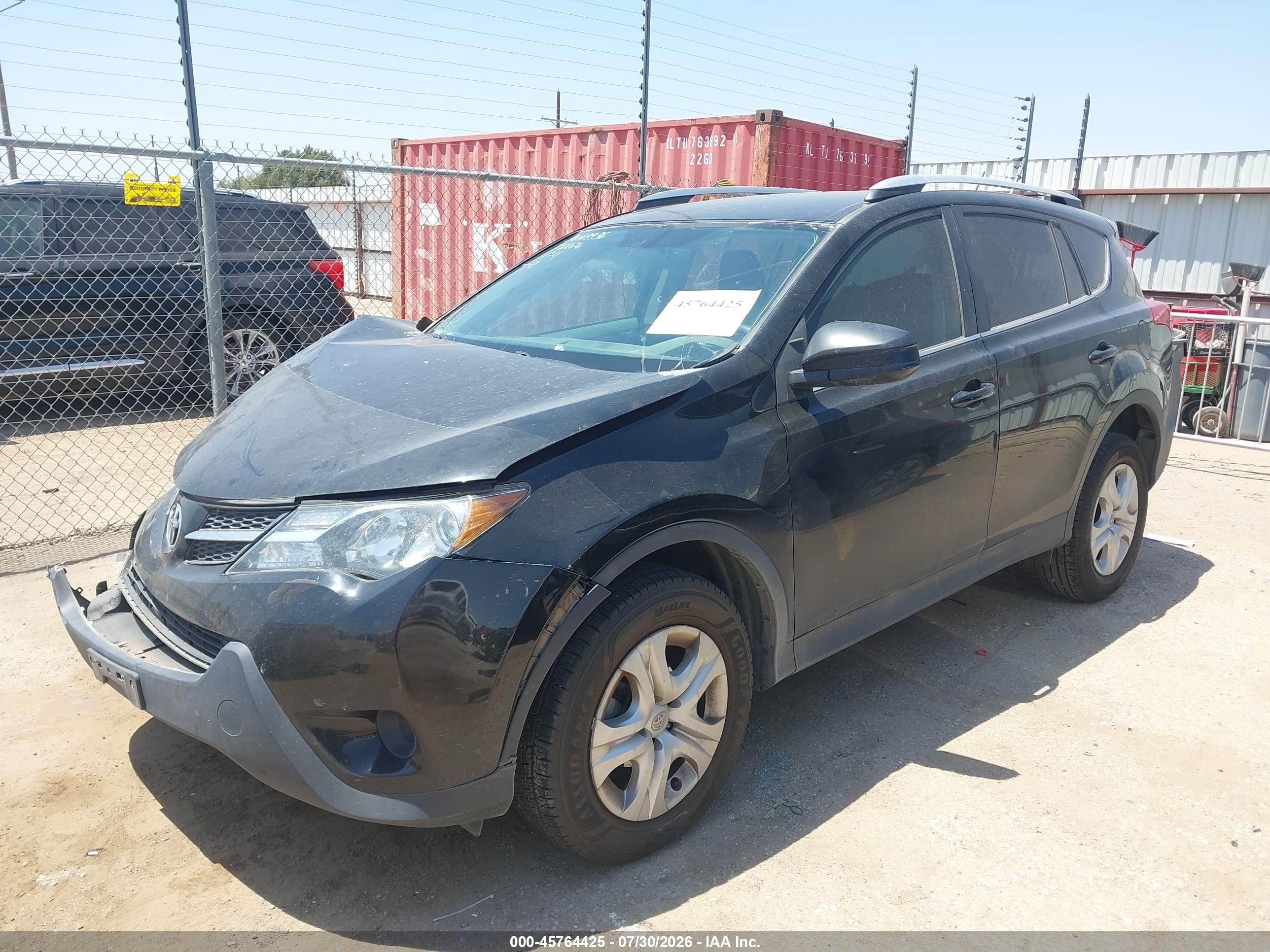 2013 Toyota Rav4 Le Blue vin: 2T3ZFREV0DW038408