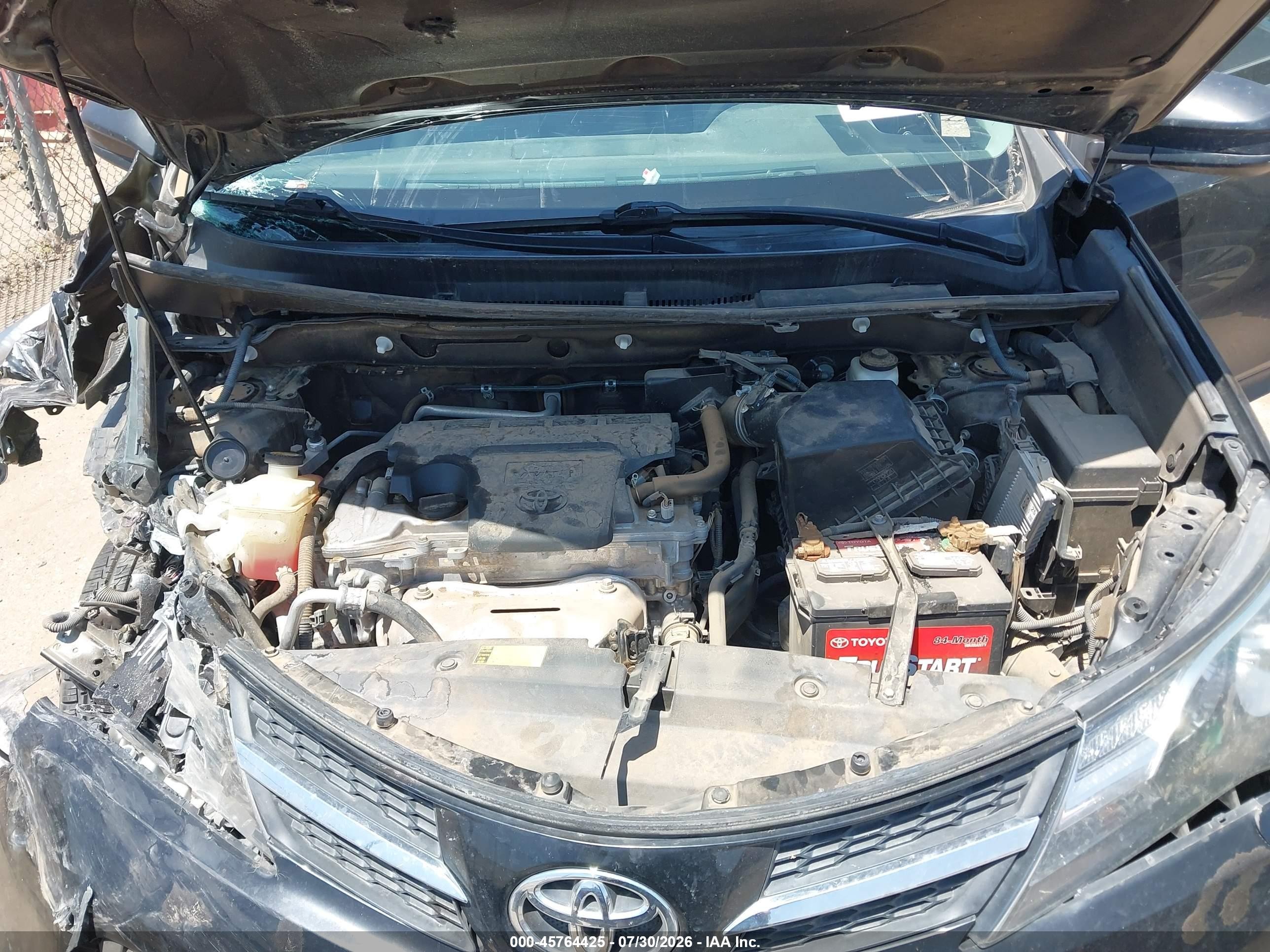 2013 Toyota Rav4 Le Blue vin: 2T3ZFREV0DW038408