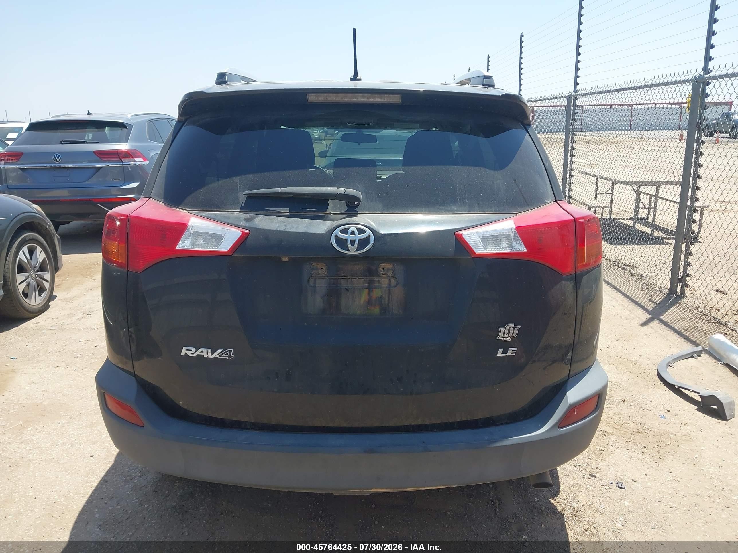 2013 Toyota Rav4 Le Blue vin: 2T3ZFREV0DW038408