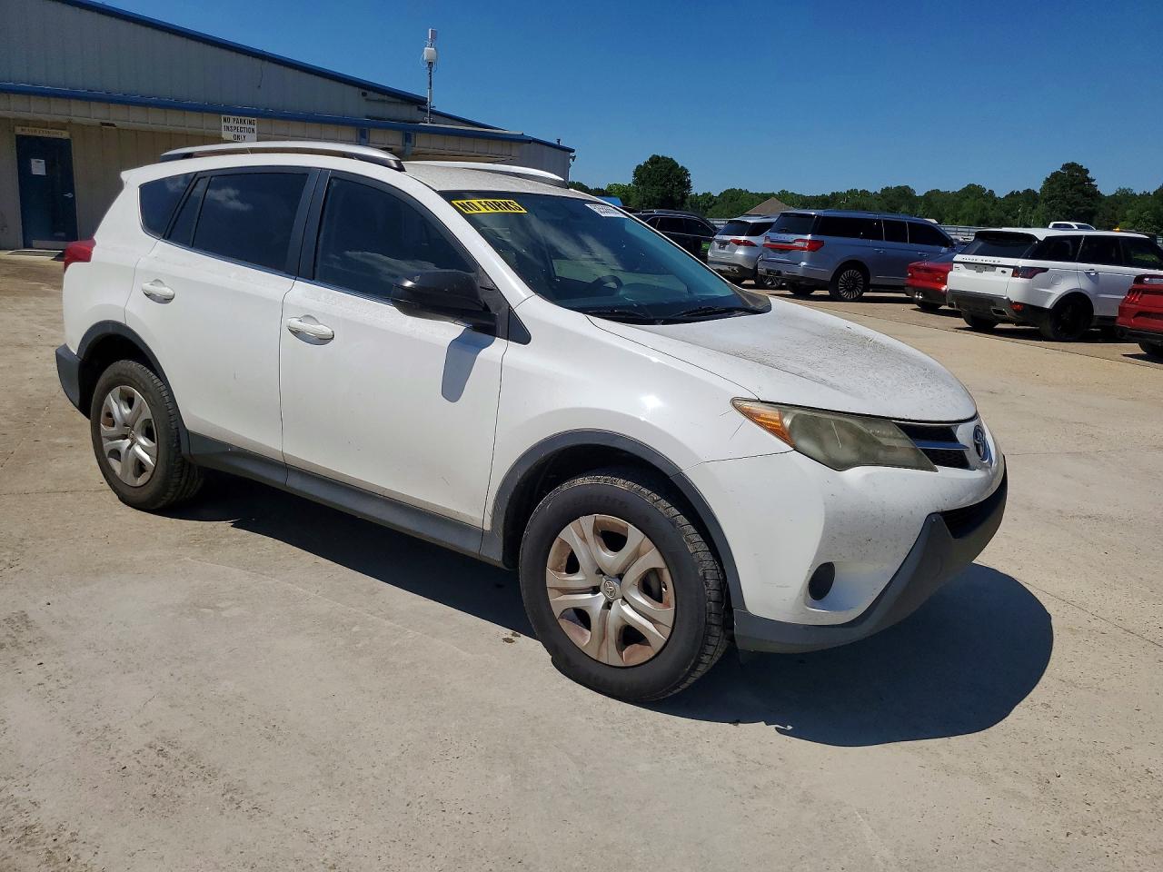 2013 Toyota Rav4 Le White vin: 2T3ZFREV0DW039090
