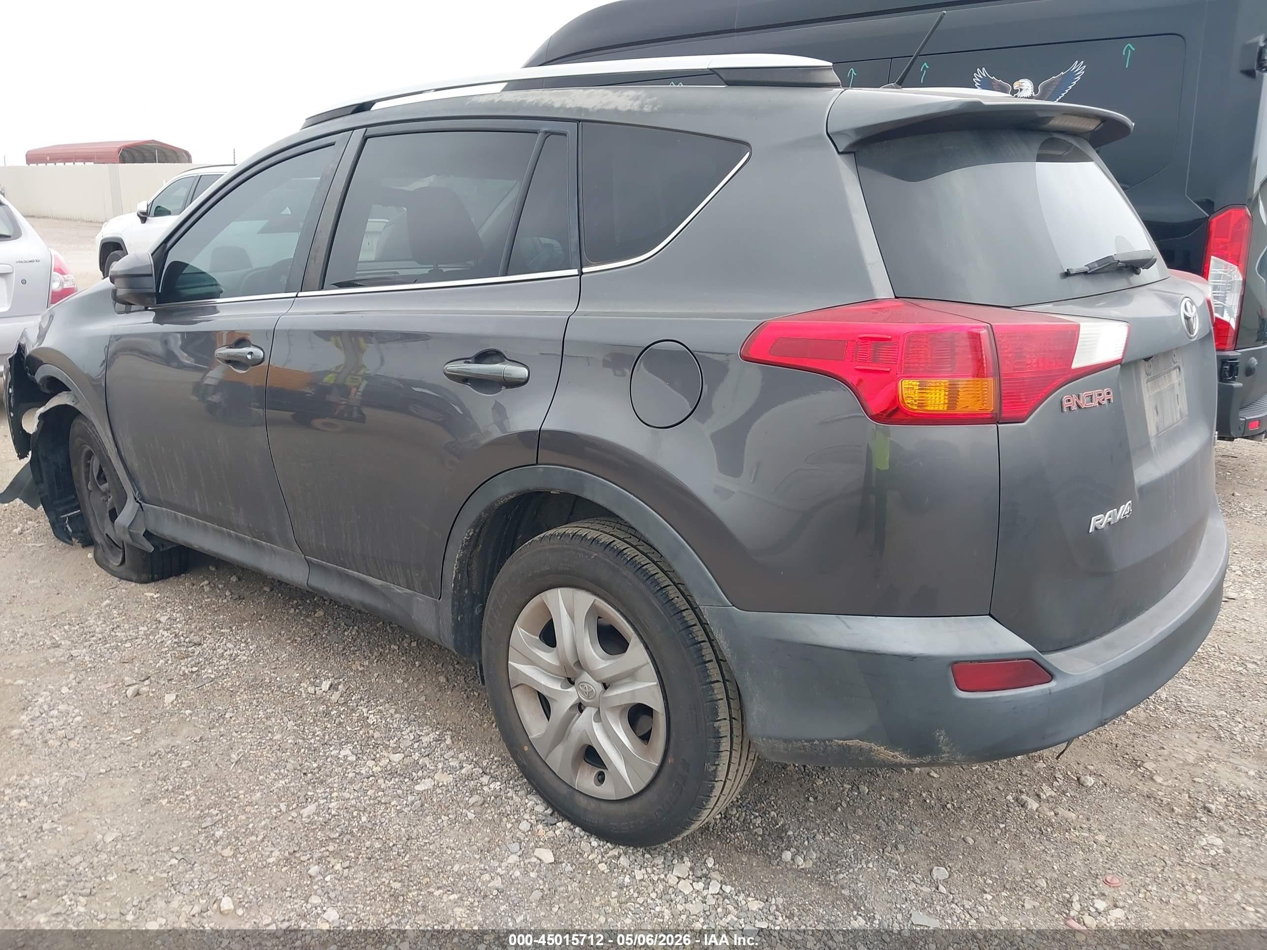 2013 Toyota Rav4 Le Серый vin: 2T3ZFREV0DW054043