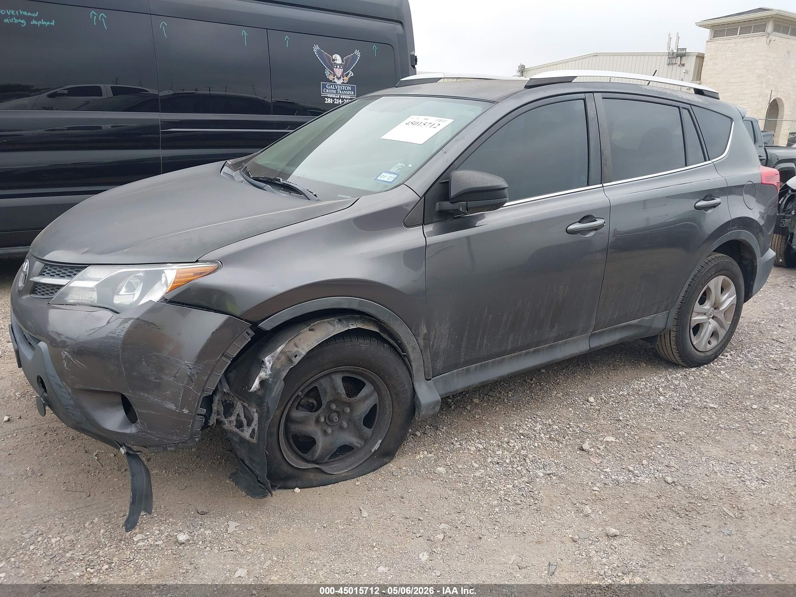 2013 Toyota Rav4 Le Серый vin: 2T3ZFREV0DW054043