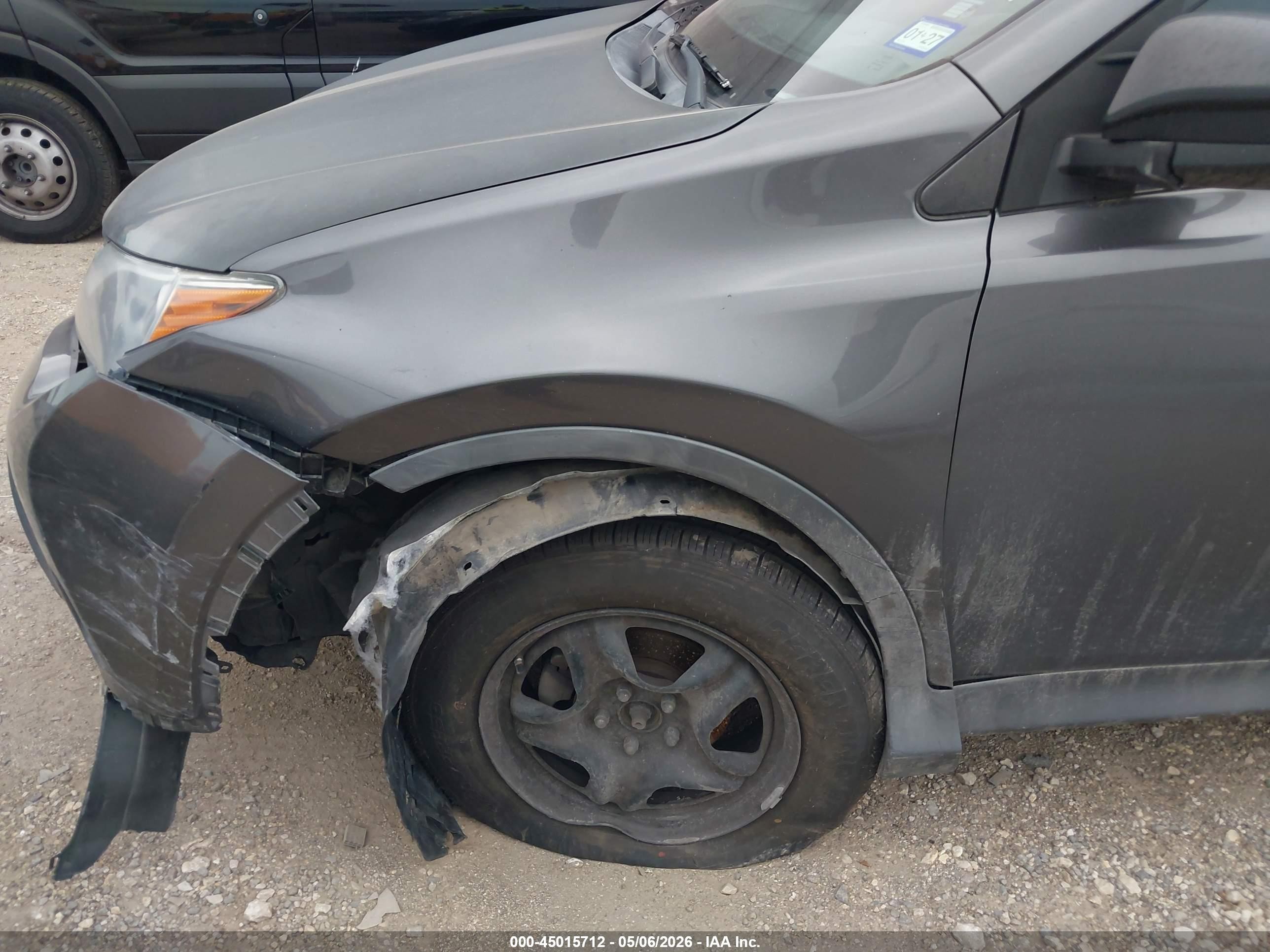 2013 Toyota Rav4 Le Серый vin: 2T3ZFREV0DW054043