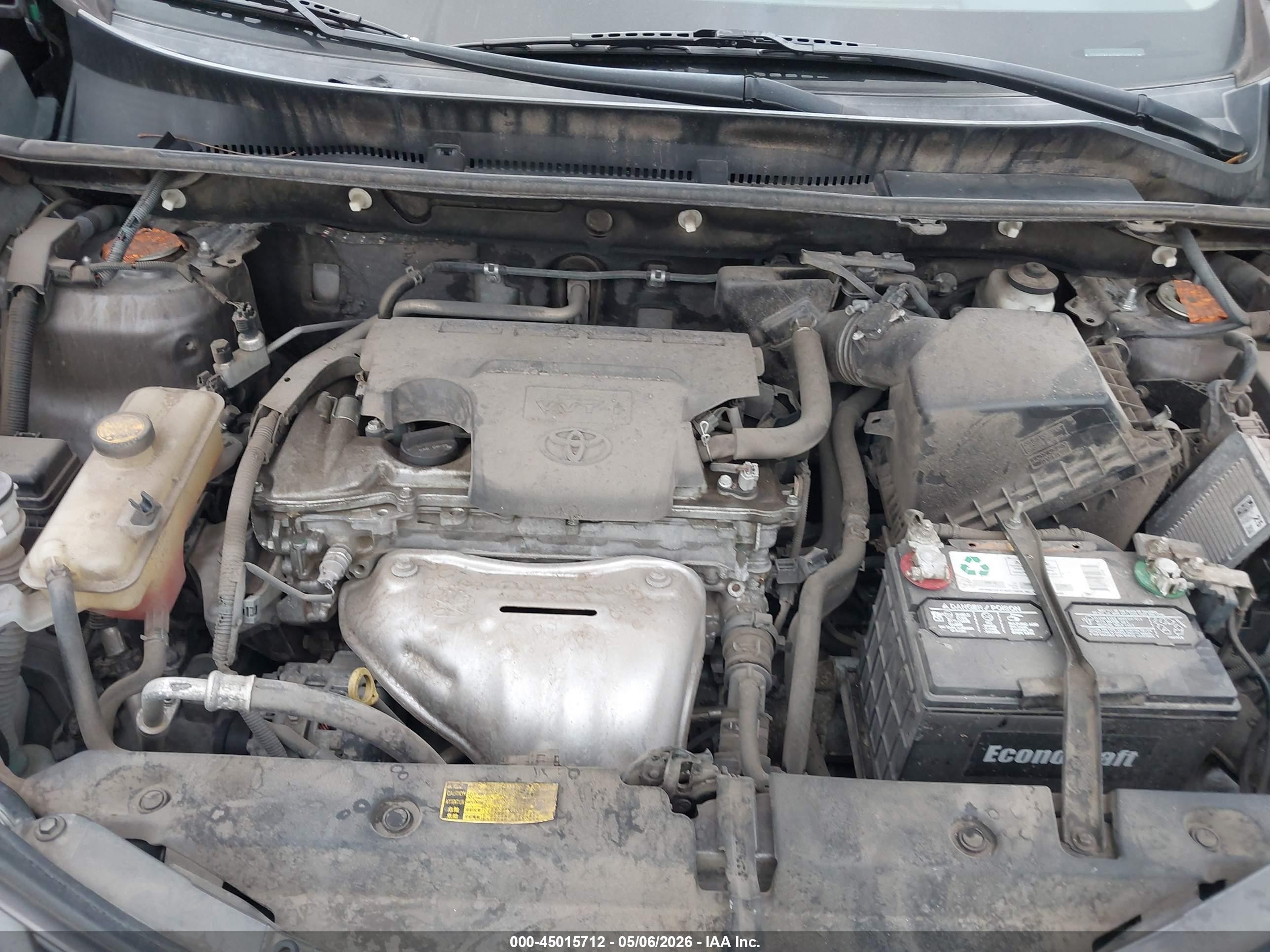 2013 Toyota Rav4 Le Серый vin: 2T3ZFREV0DW054043