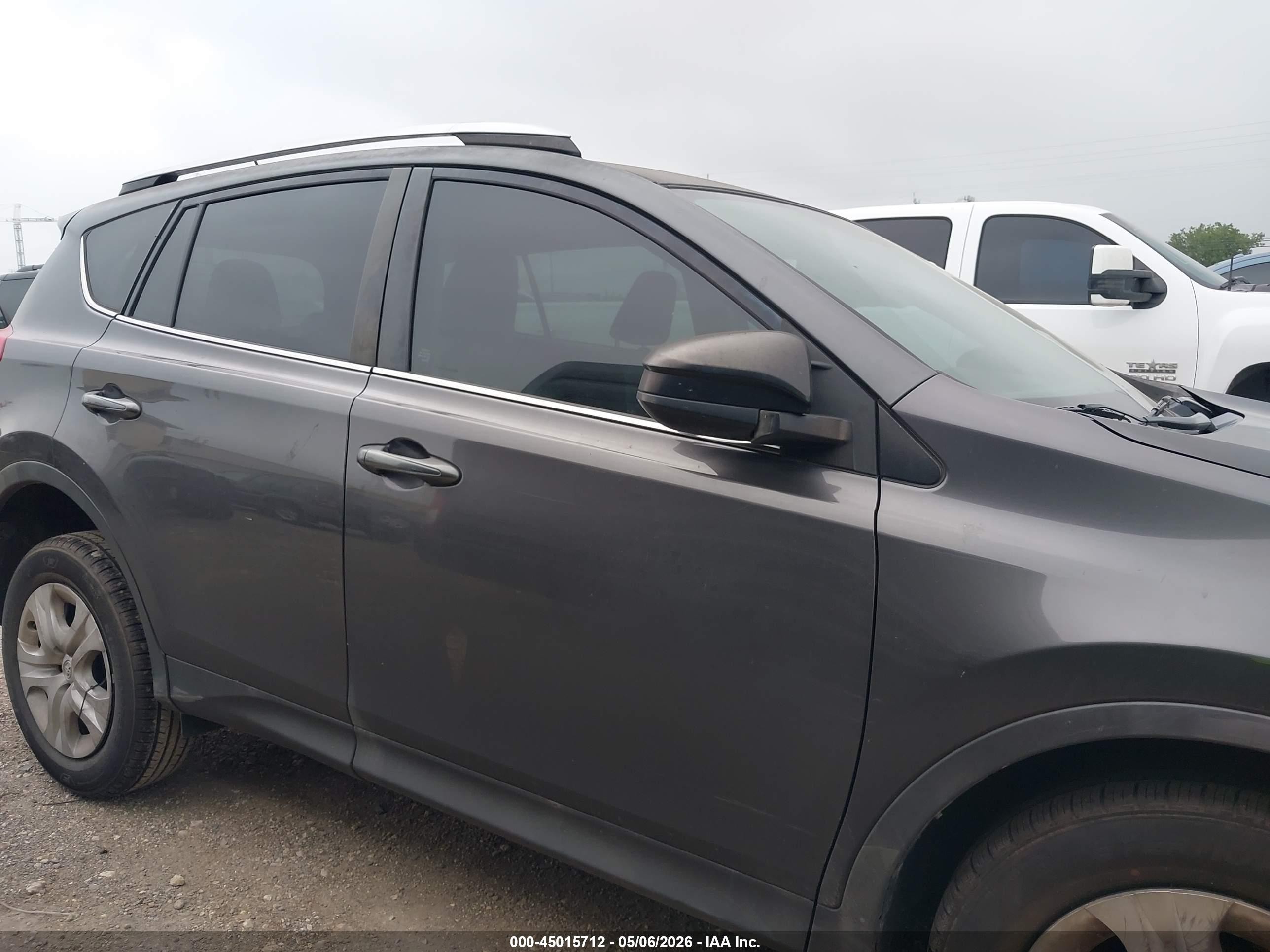 2013 Toyota Rav4 Le Серый vin: 2T3ZFREV0DW054043