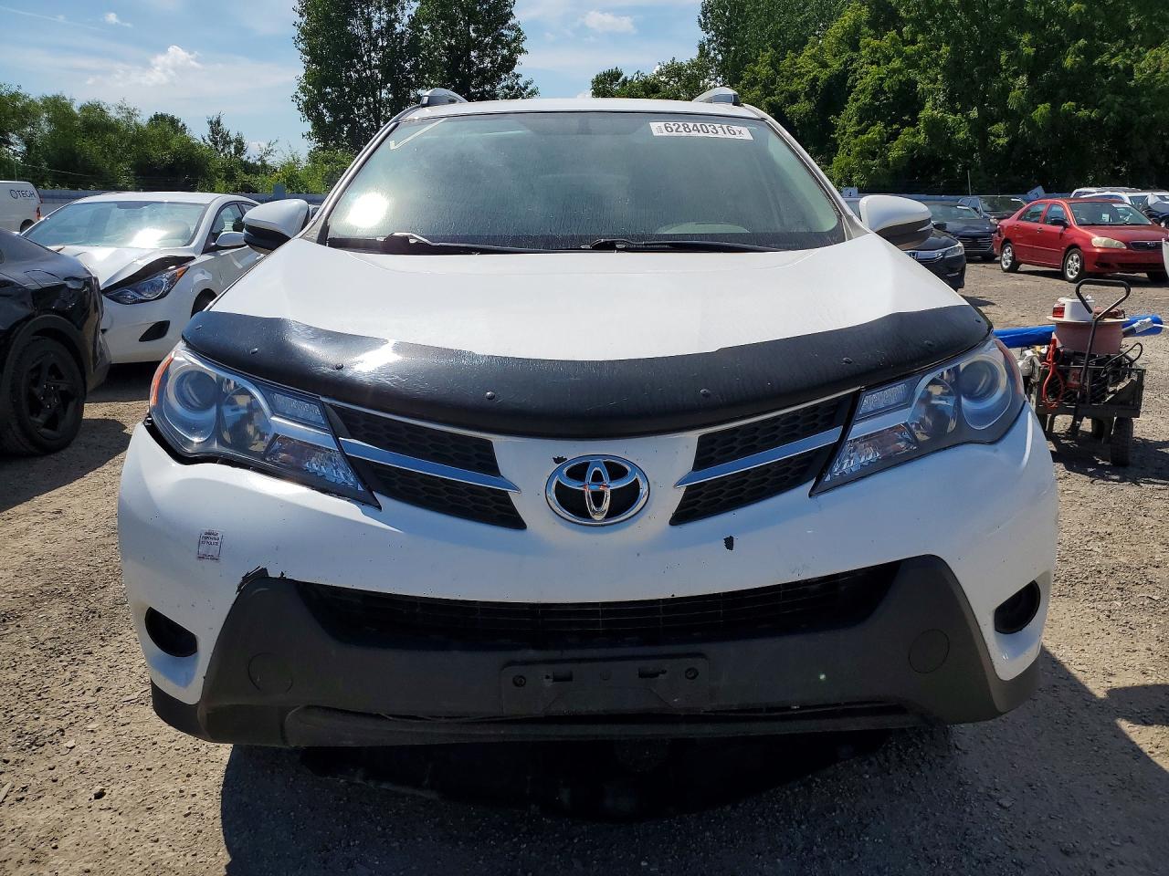 2014 Toyota Rav4 Le White vin: 2T3ZFREV0EW082989