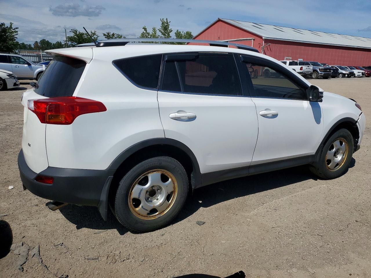 2014 Toyota Rav4 Le White vin: 2T3ZFREV0EW082989