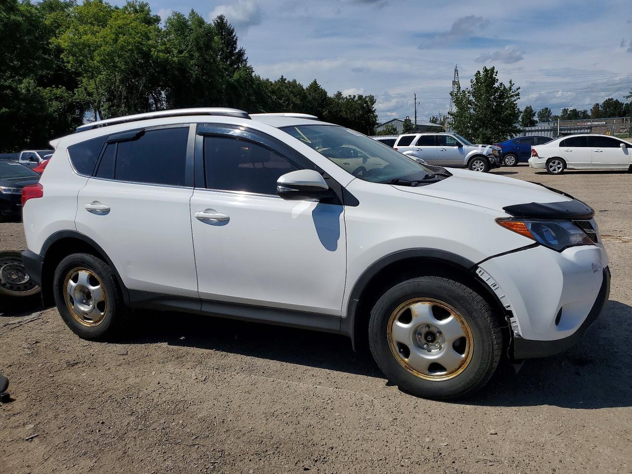 2014 Toyota Rav4 Le White vin: 2T3ZFREV0EW082989