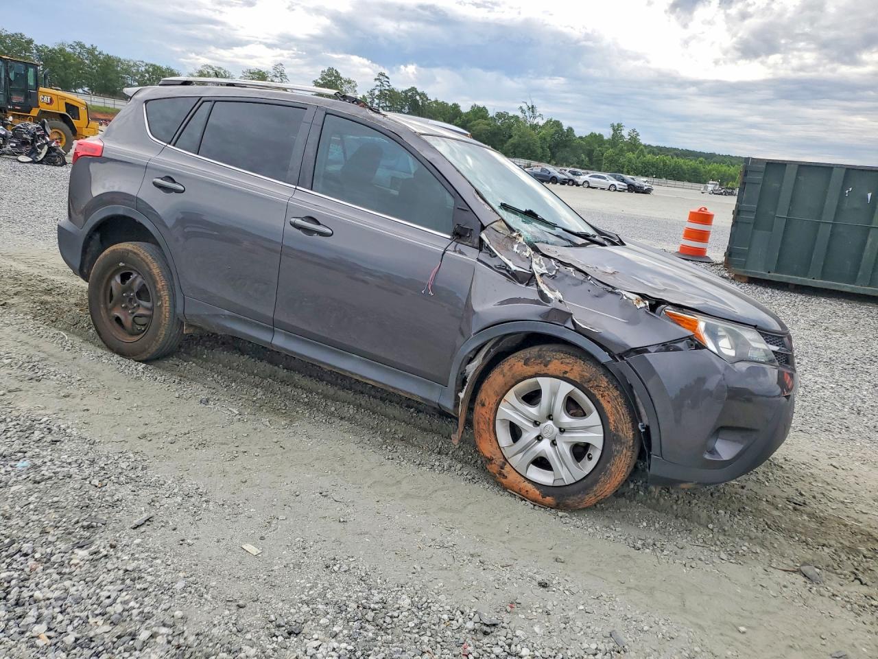 2015 Toyota Rav4 Le Gray vin: 2T3ZFREV0FW142769
