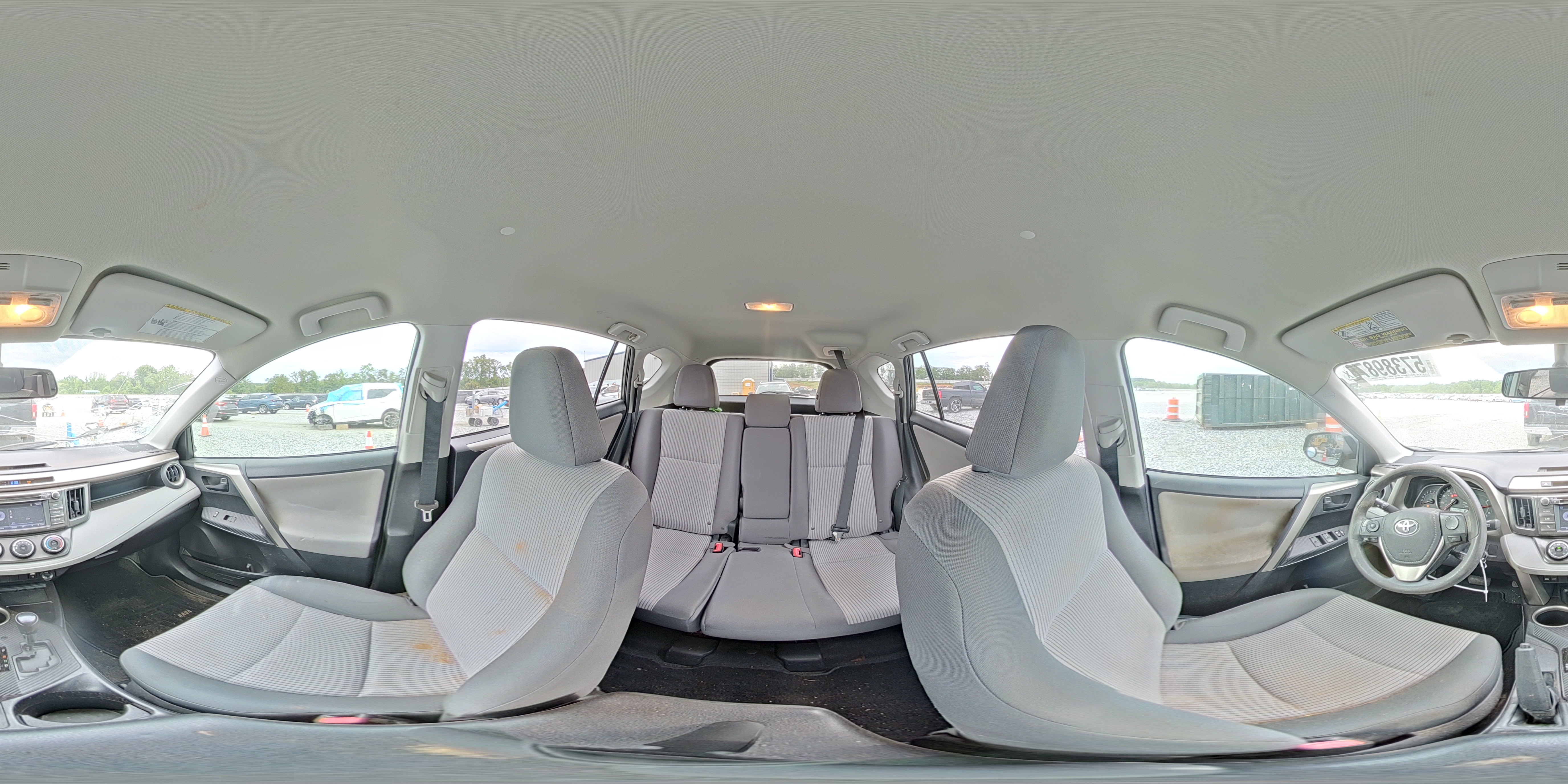 2015 Toyota Rav4 Le Gray vin: 2T3ZFREV0FW142769