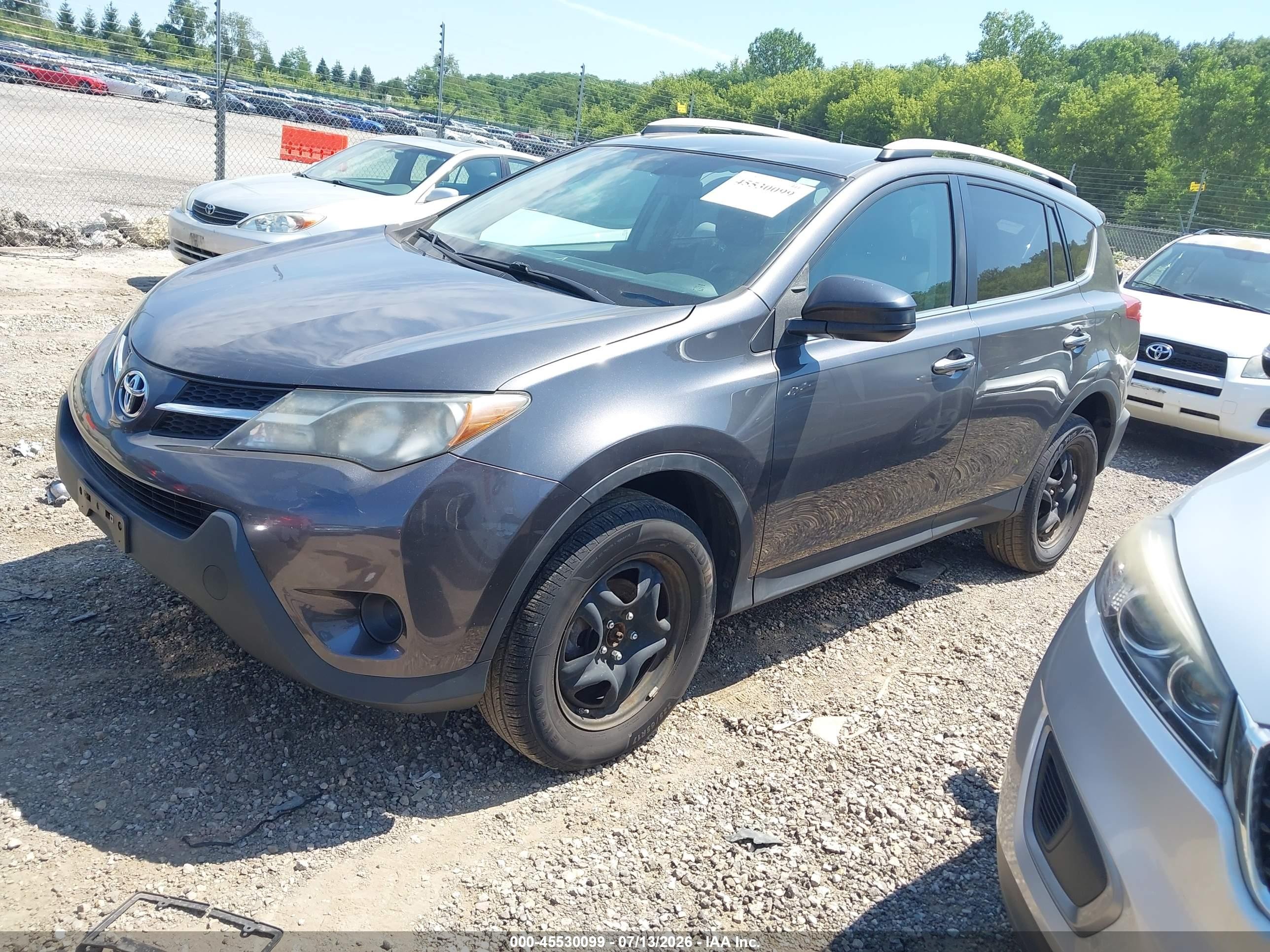 2013 Toyota Rav4 Le Blue vin: 2T3ZFREV1DW009743