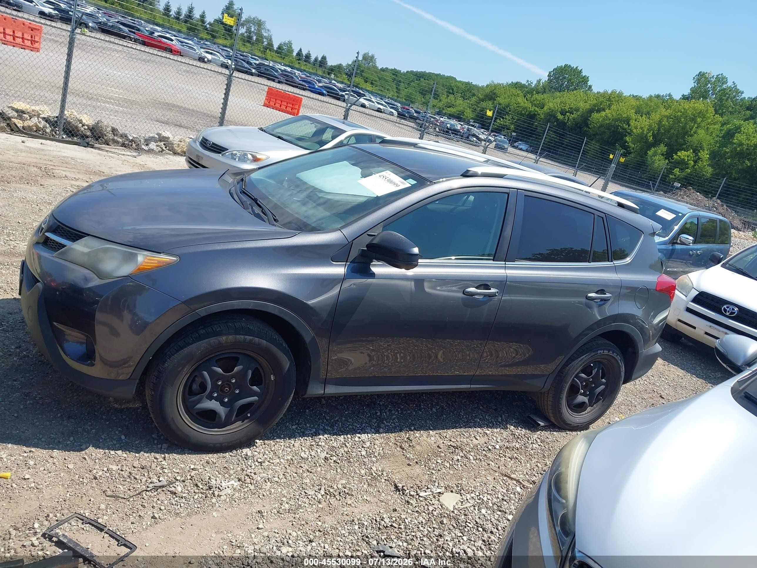 2013 Toyota Rav4 Le Blue vin: 2T3ZFREV1DW009743