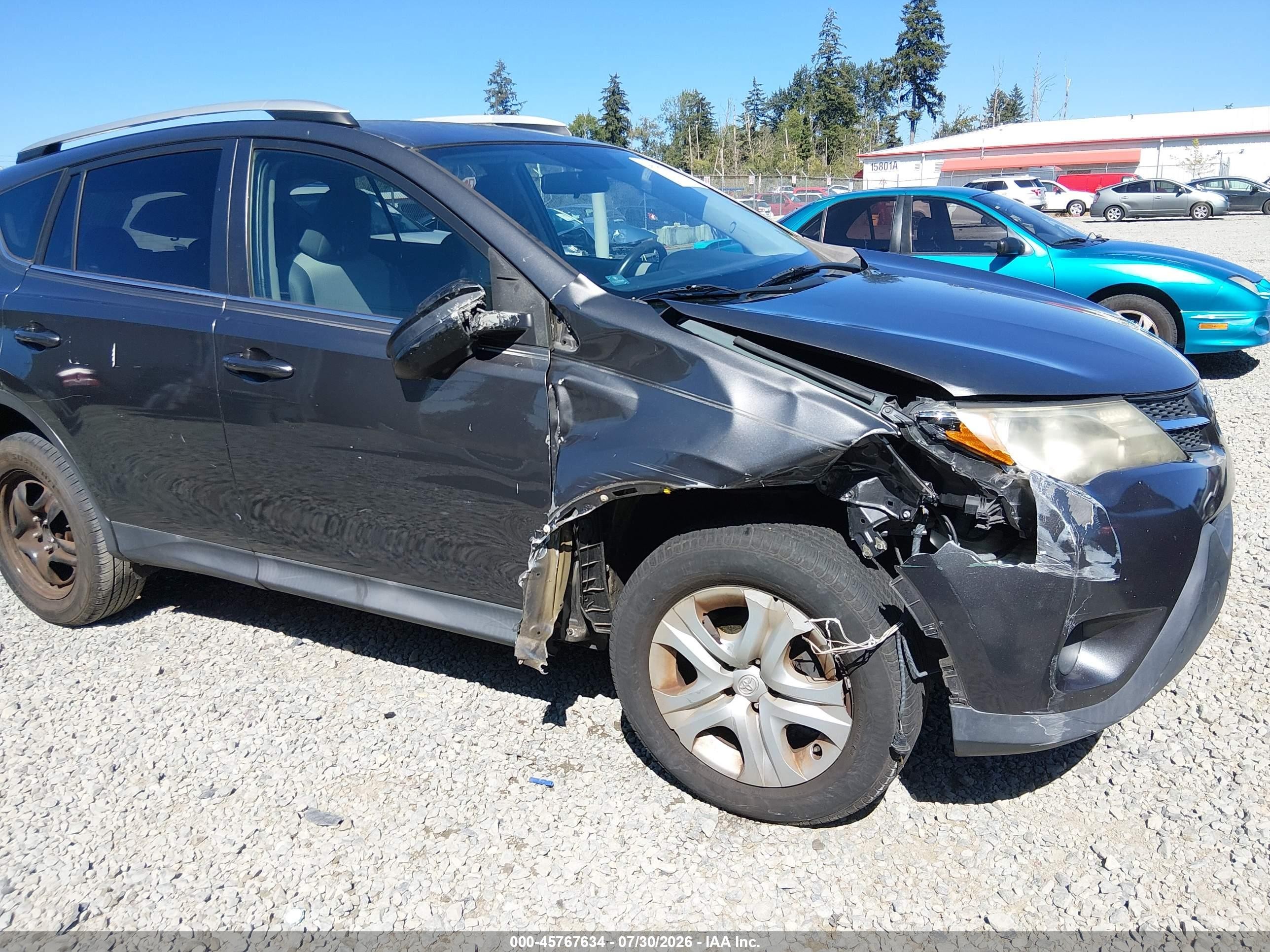 2013 Toyota Rav4 Le Gray vin: 2T3ZFREV1DW015428