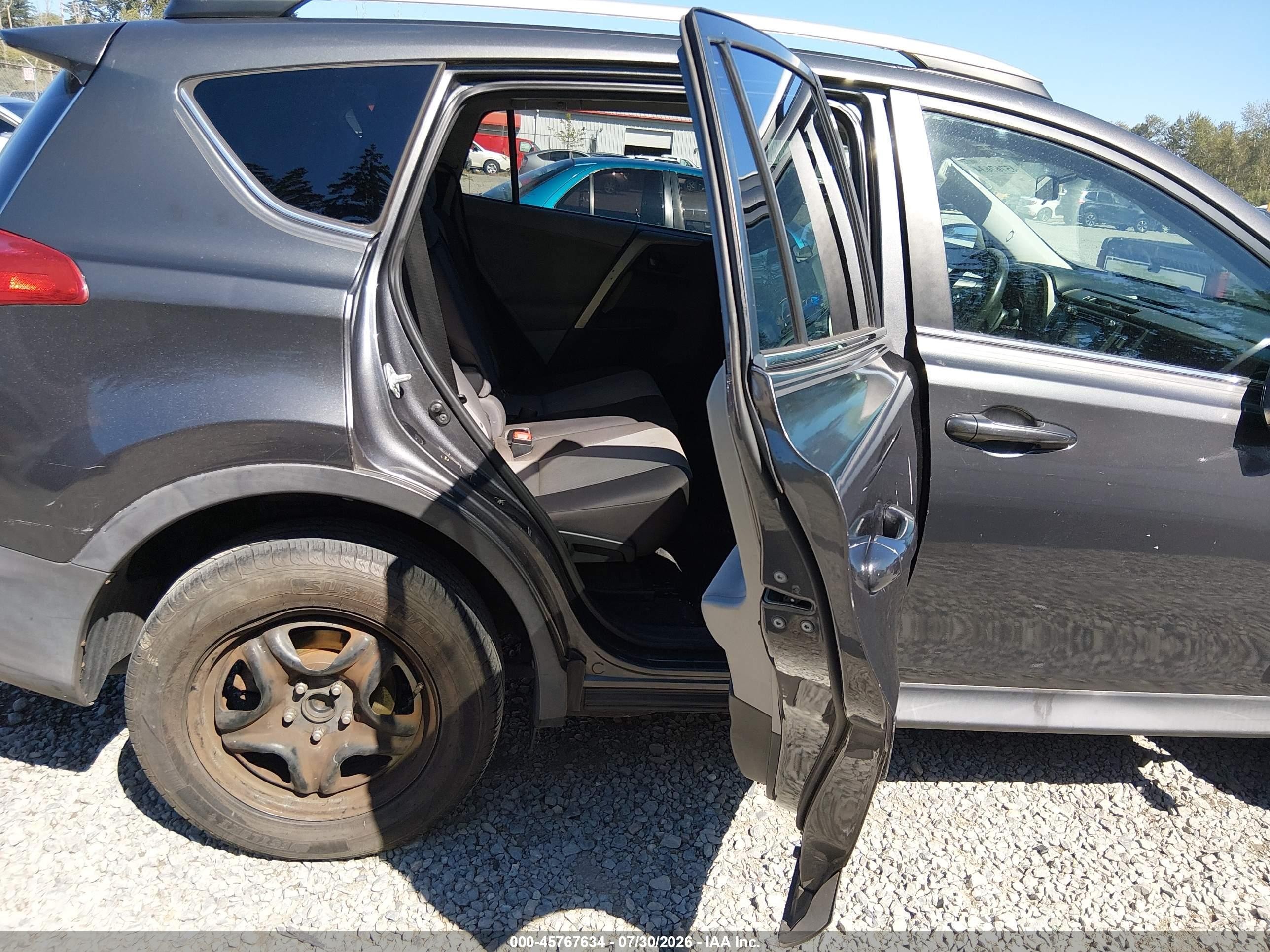2013 Toyota Rav4 Le Gray vin: 2T3ZFREV1DW015428