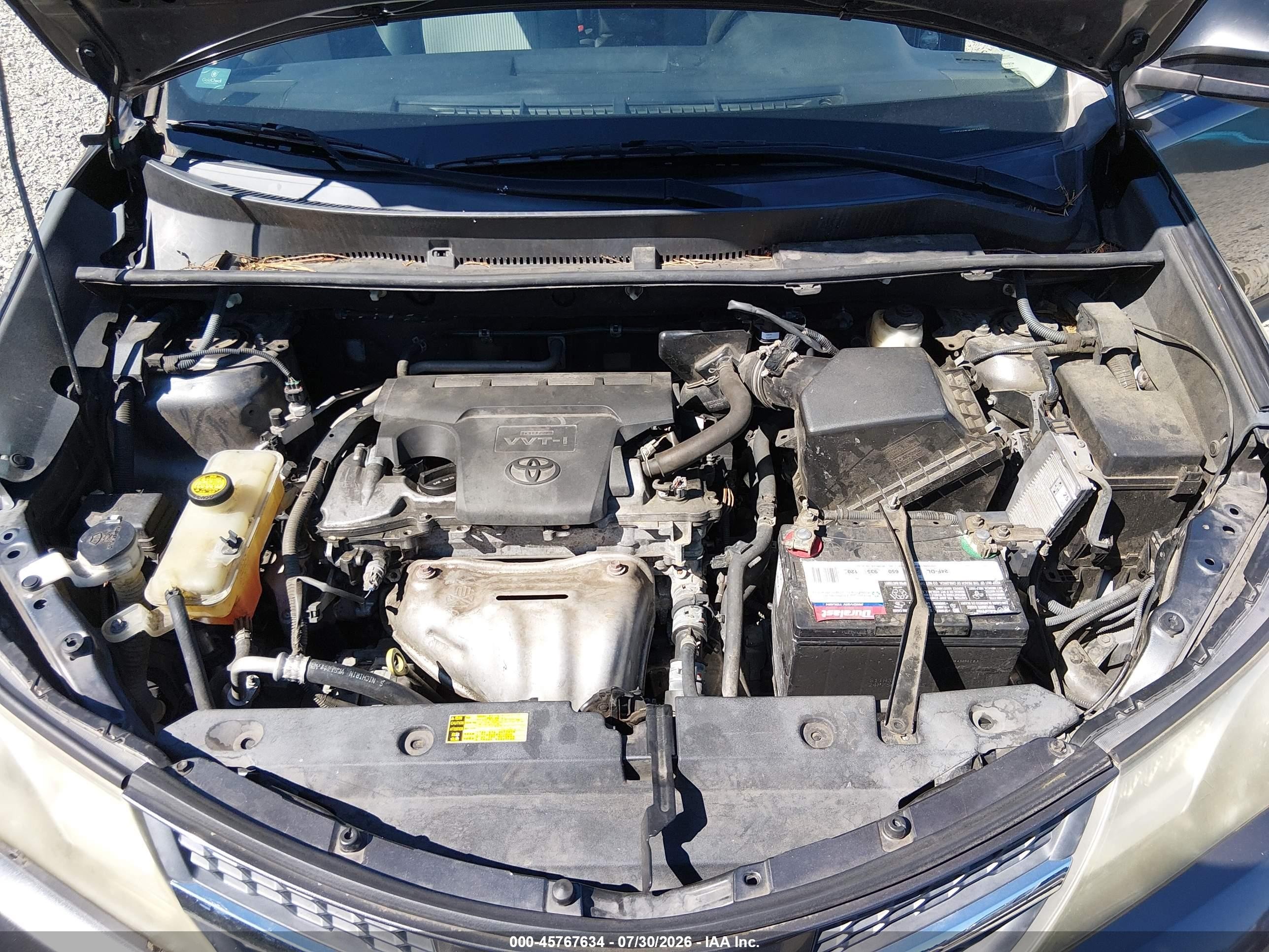 2013 Toyota Rav4 Le Gray vin: 2T3ZFREV1DW015428