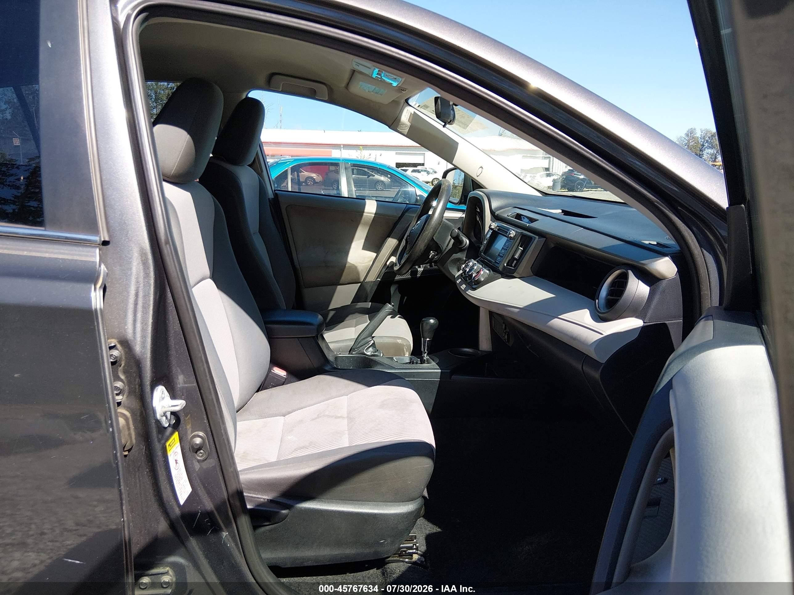 2013 Toyota Rav4 Le Gray vin: 2T3ZFREV1DW015428