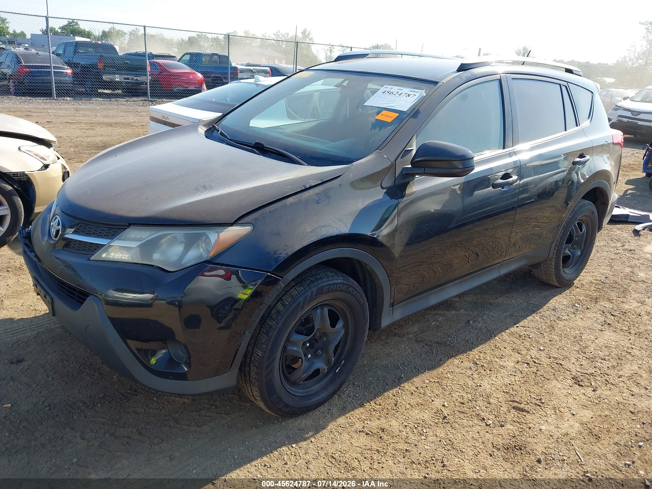 2013 Toyota Rav4 Le Black vin: 2T3ZFREV1DW027045