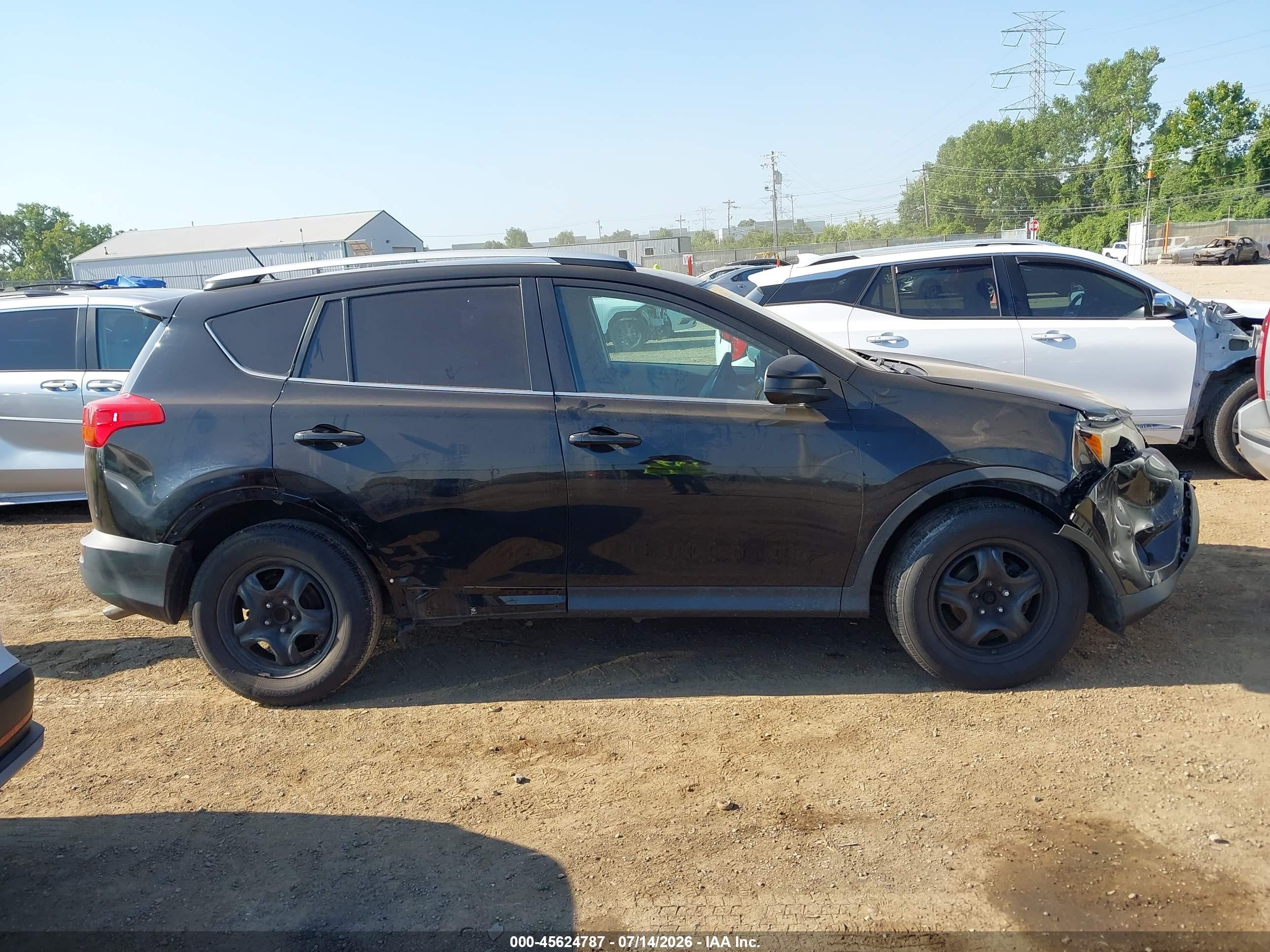 2013 Toyota Rav4 Le Black vin: 2T3ZFREV1DW027045
