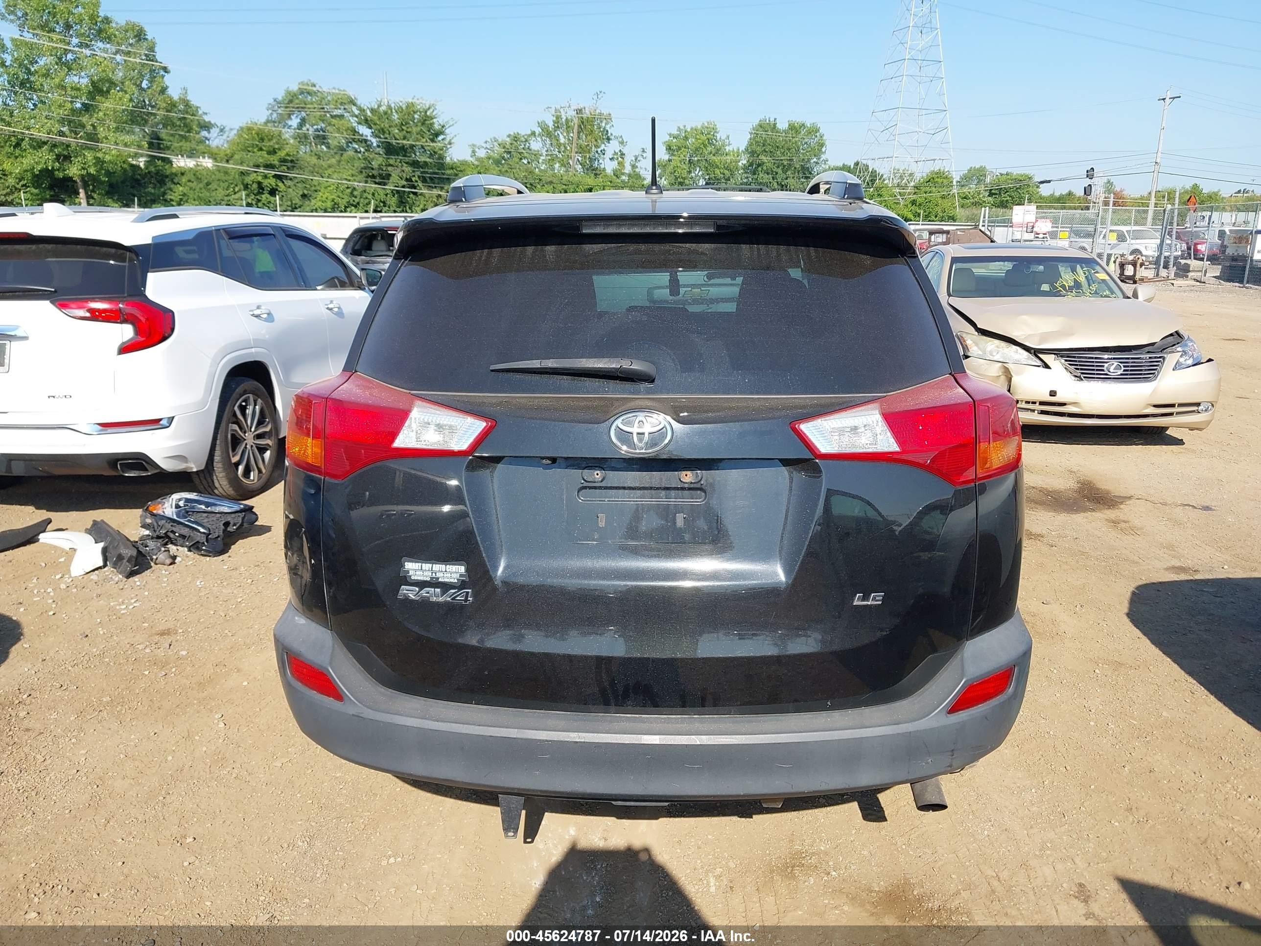 2013 Toyota Rav4 Le Black vin: 2T3ZFREV1DW027045
