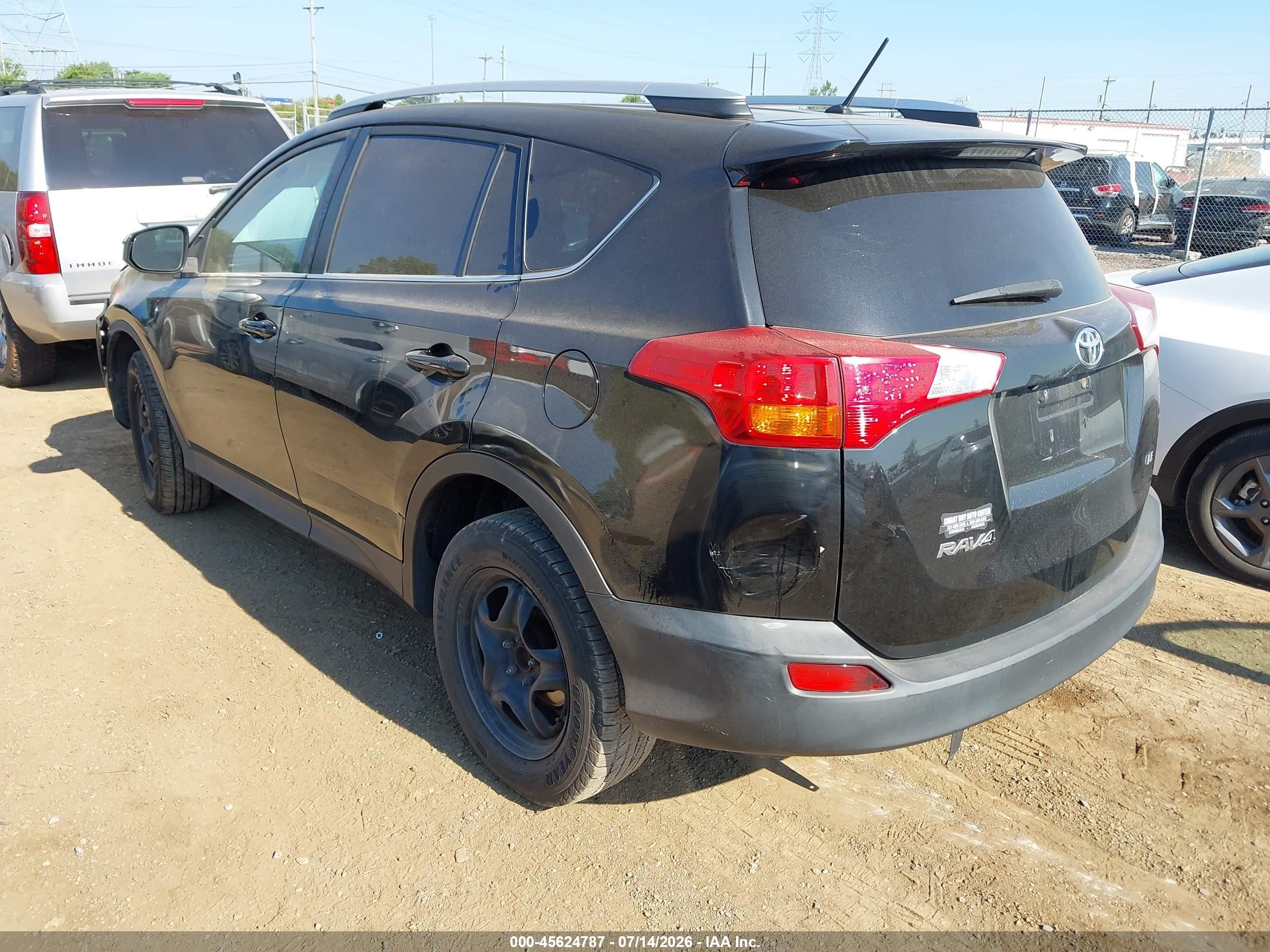 2013 Toyota Rav4 Le Black vin: 2T3ZFREV1DW027045