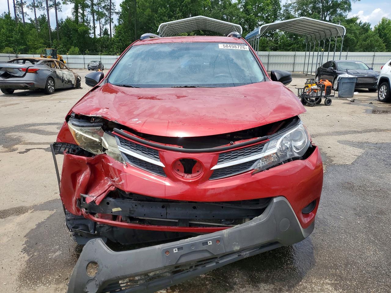 2014 Toyota Rav4 Le Burgundy vin: 2T3ZFREV1EW090227