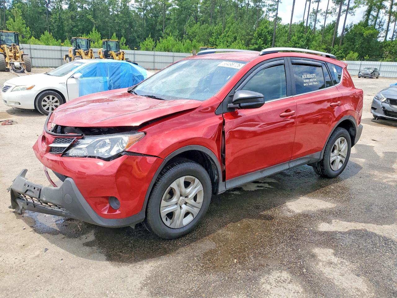 2014 Toyota Rav4 Le Burgundy vin: 2T3ZFREV1EW090227